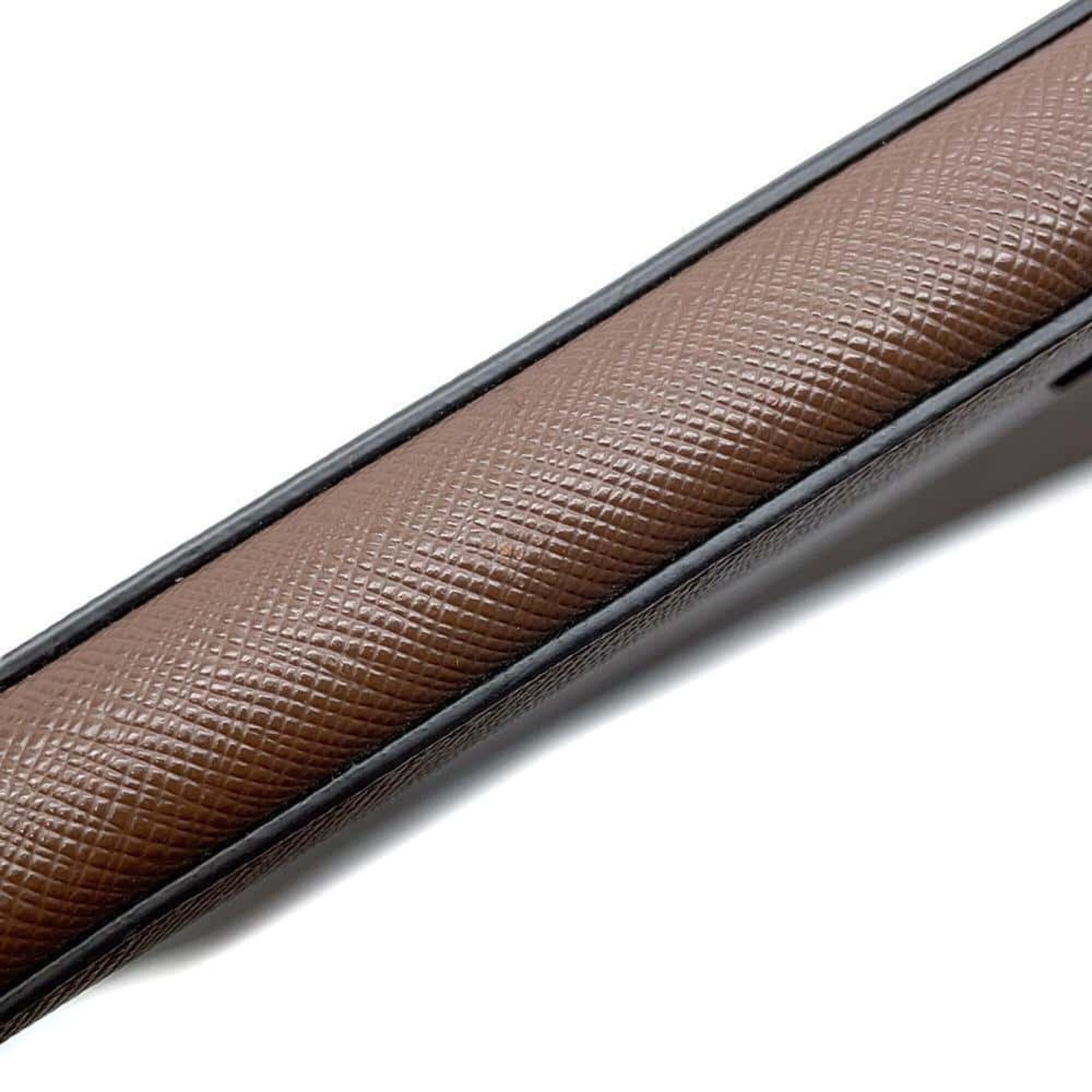 Prada Brown Leather Clutch Bag (Pre-Owned)