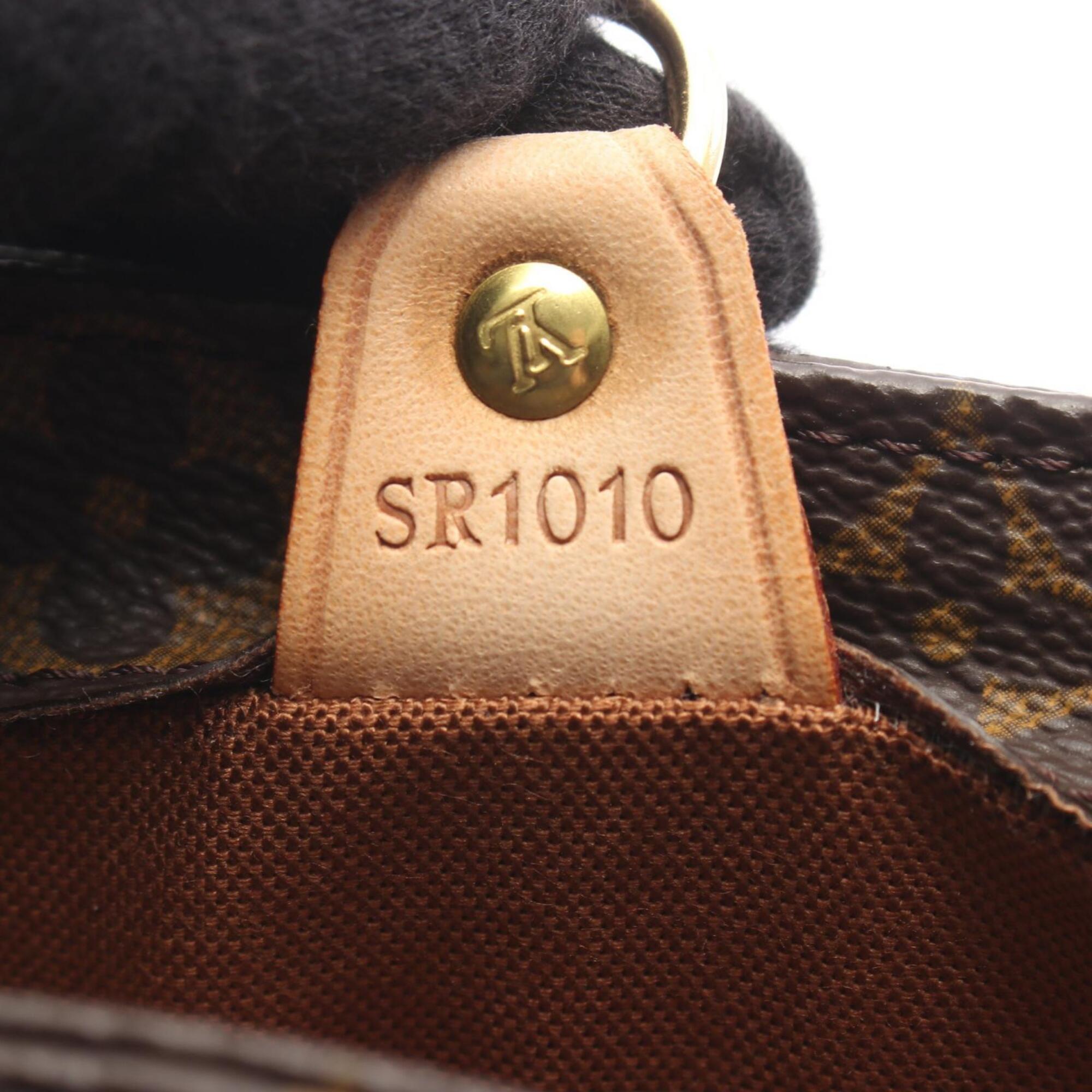 Louis Vuitton Brown Coated Canvas Leather Handbag (Pre-Owned)
