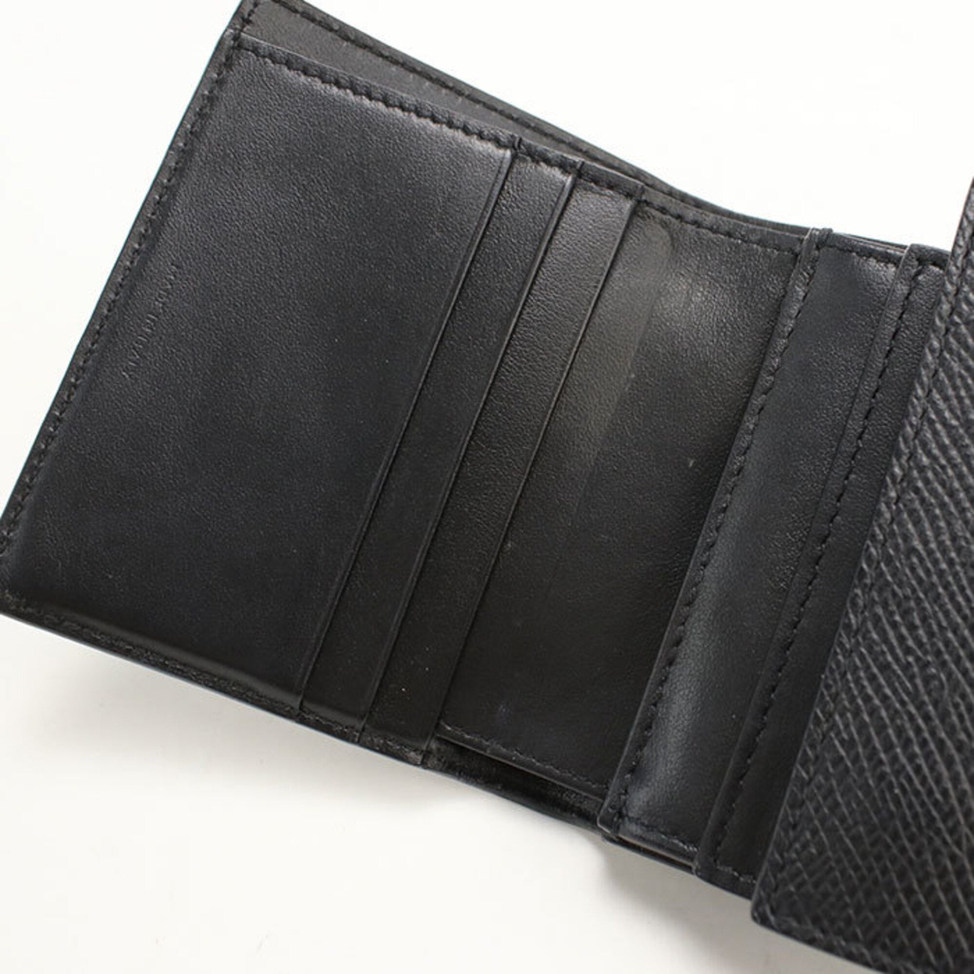 Celine Black Leather Wallet (Tri-Fold) (Pre-Owned)