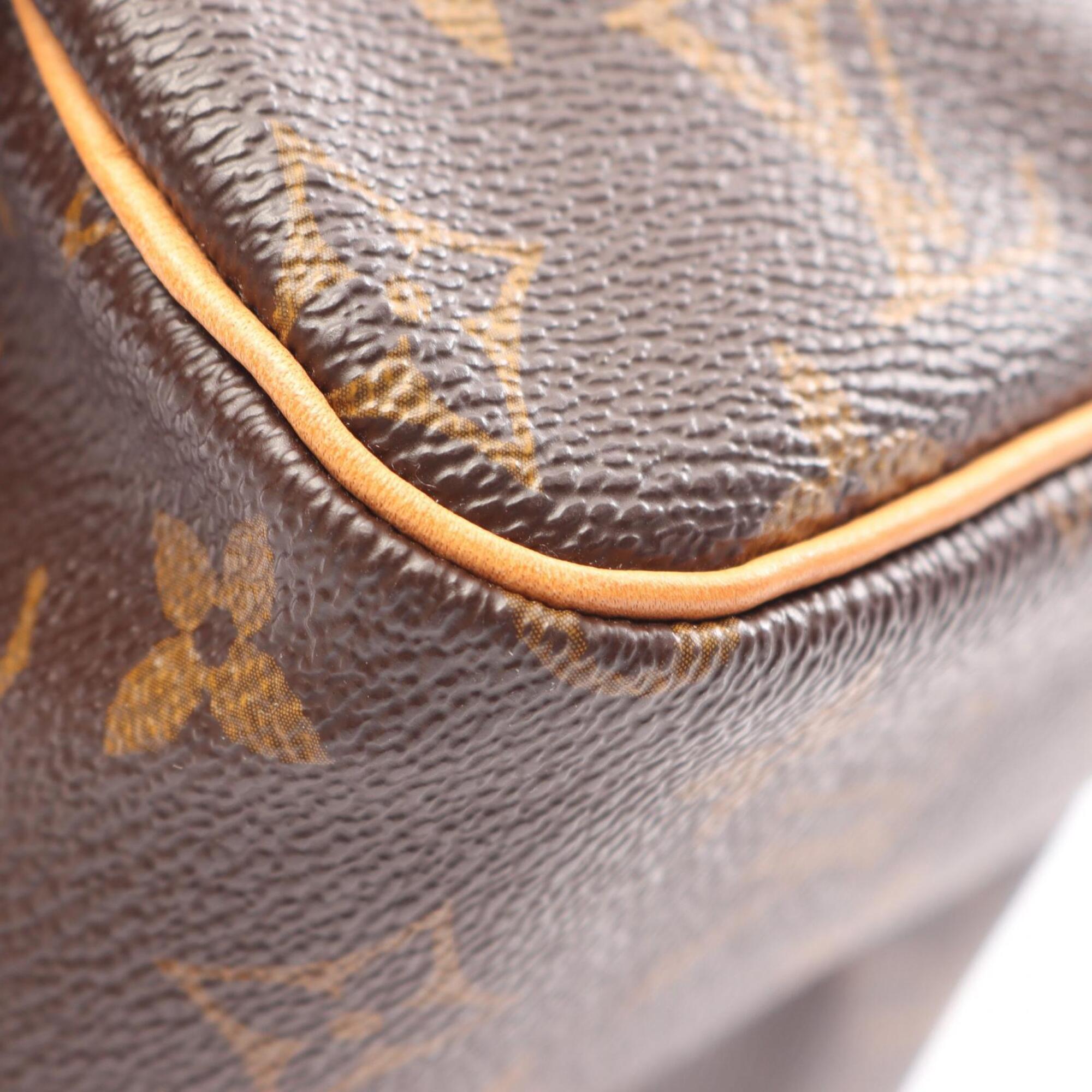 Louis Vuitton Brown Pvc Leather Handbag (Pre-Owned)