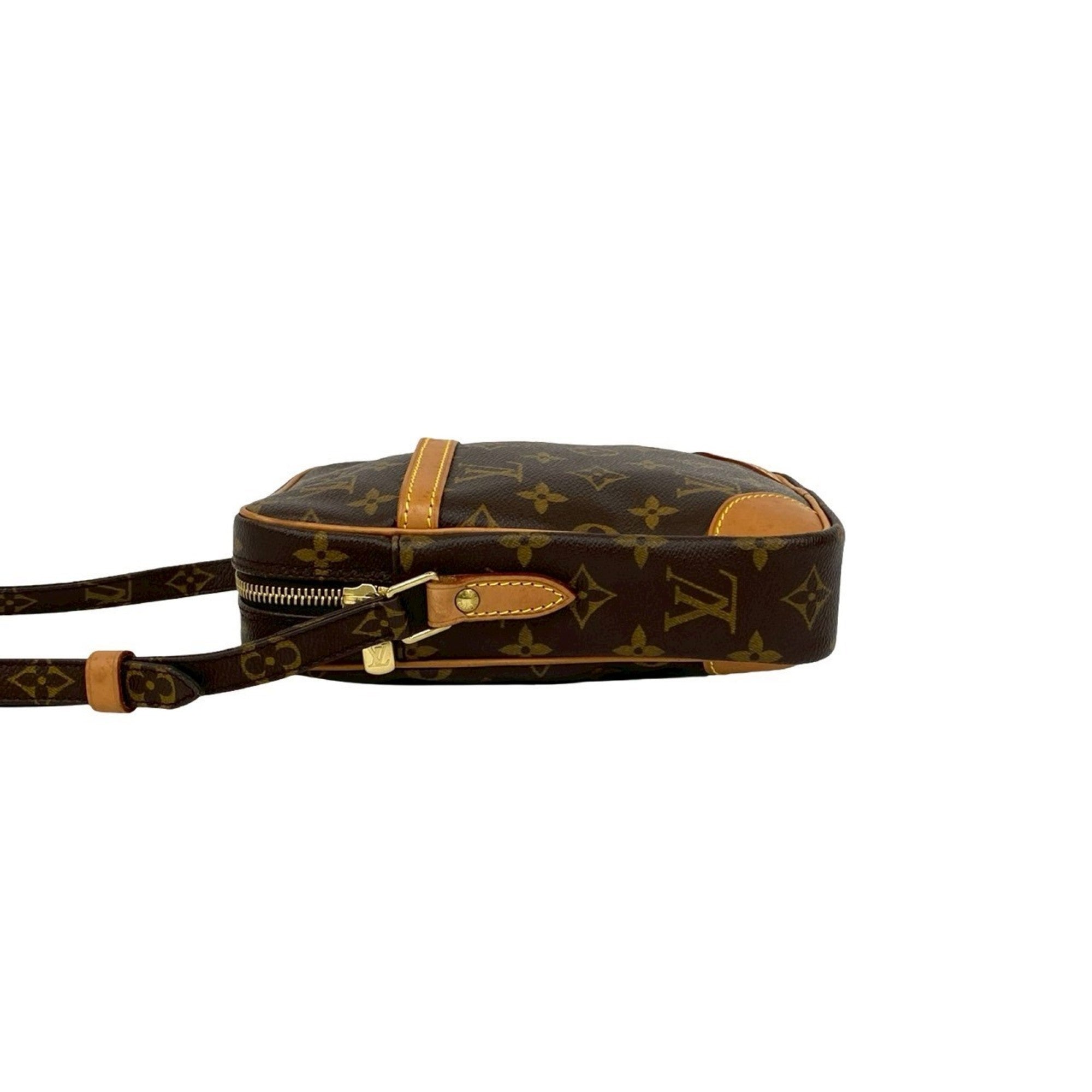 Louis Vuitton Brown Pvc Leather Pochette Shoulder Bag (Pre-Owned)