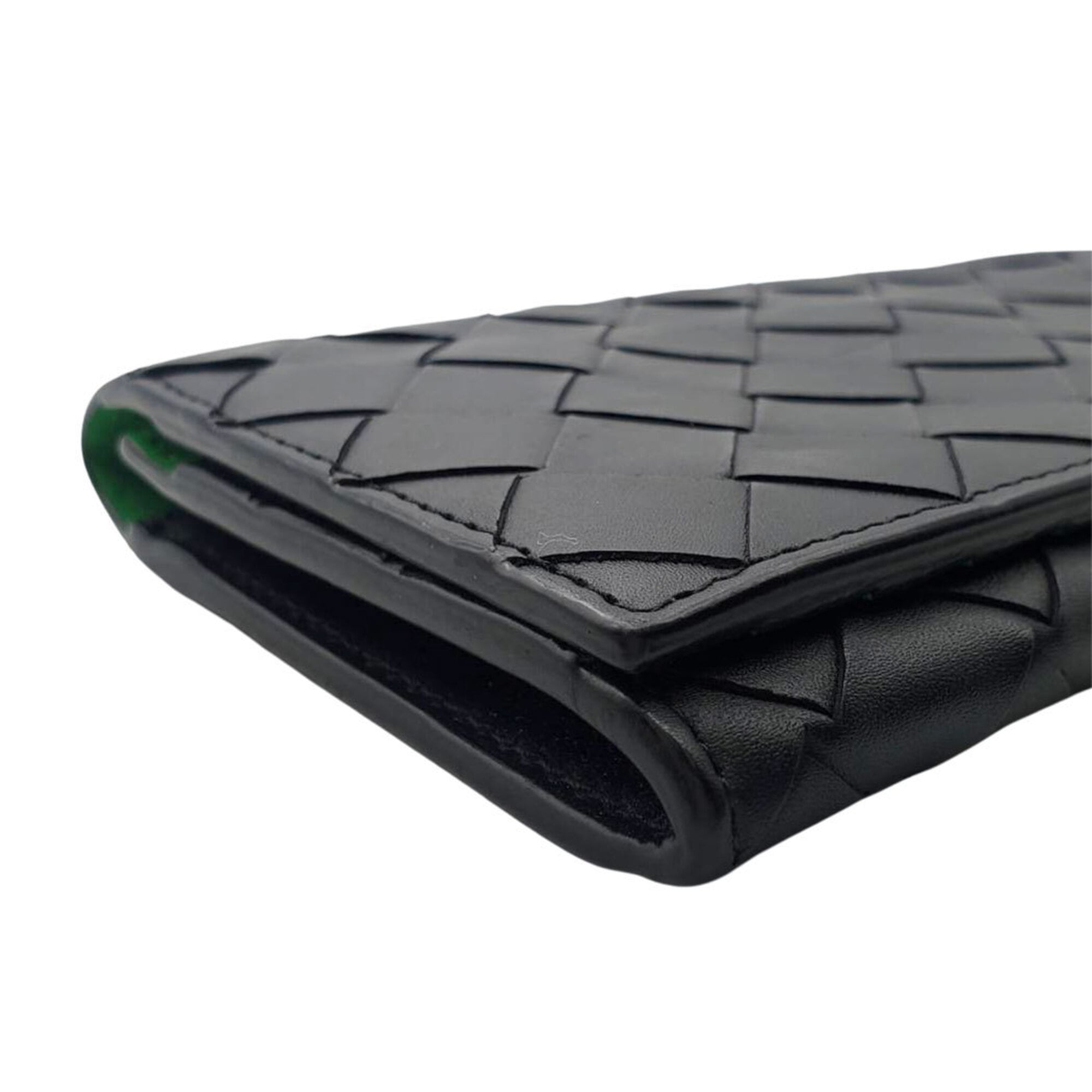 Bottega Veneta Black Green Leather (Pre-Owned)