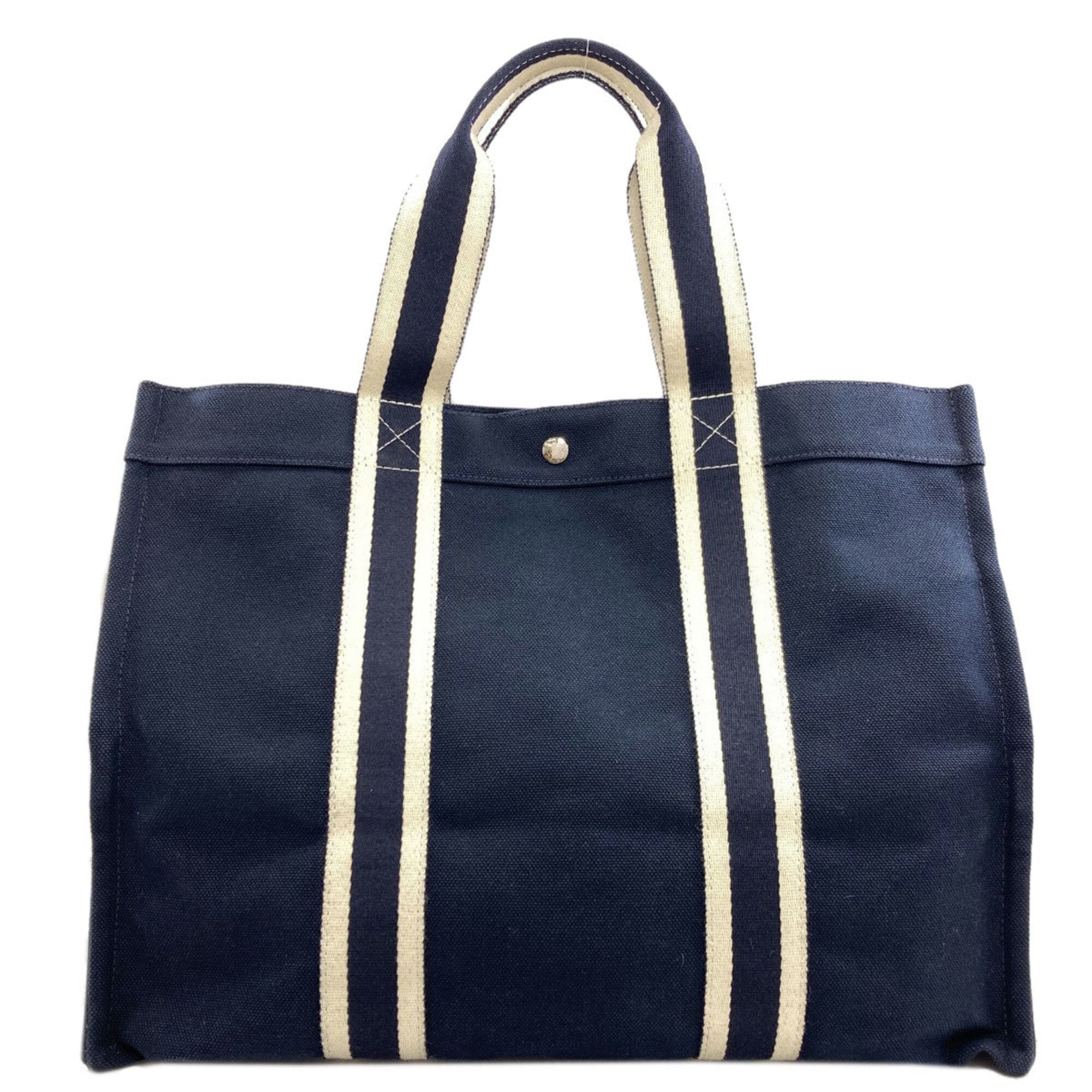 Hermes Bora Bora Navy Canvas Tote Bag (Pre-Owned)
