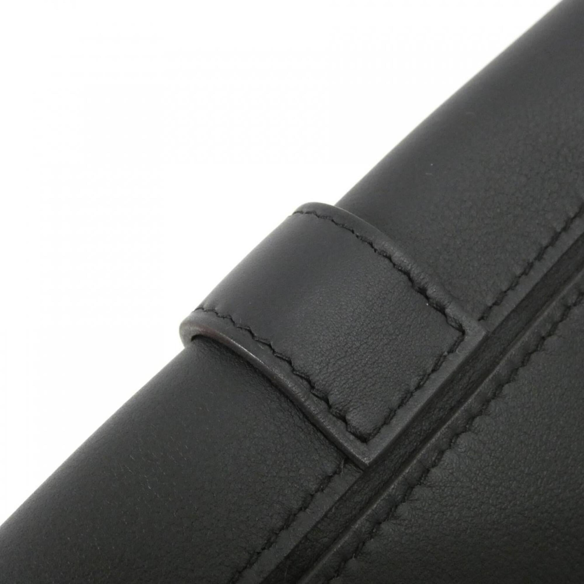 Hermes Black Swift Leather Fanny Pack (Pre-Owned)