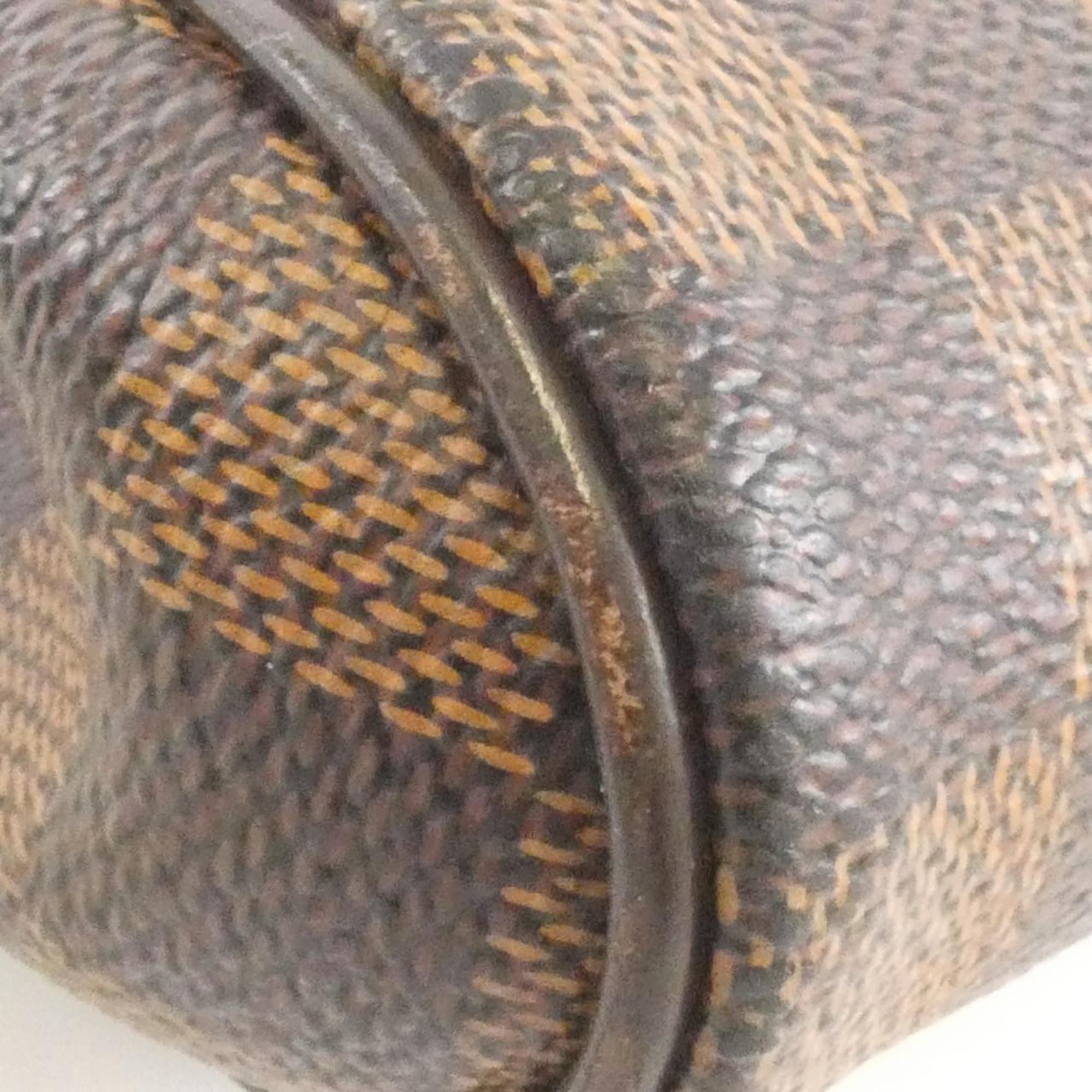 Louis Vuitton Brown Coated Canvas Shoulder Bag (Pre-Owned)