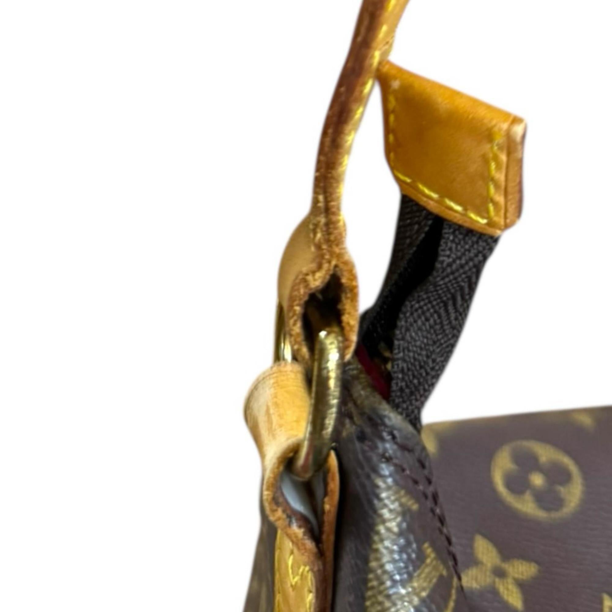 Louis Vuitton Brown Monogram Shoulder Bag (Pre-Owned)