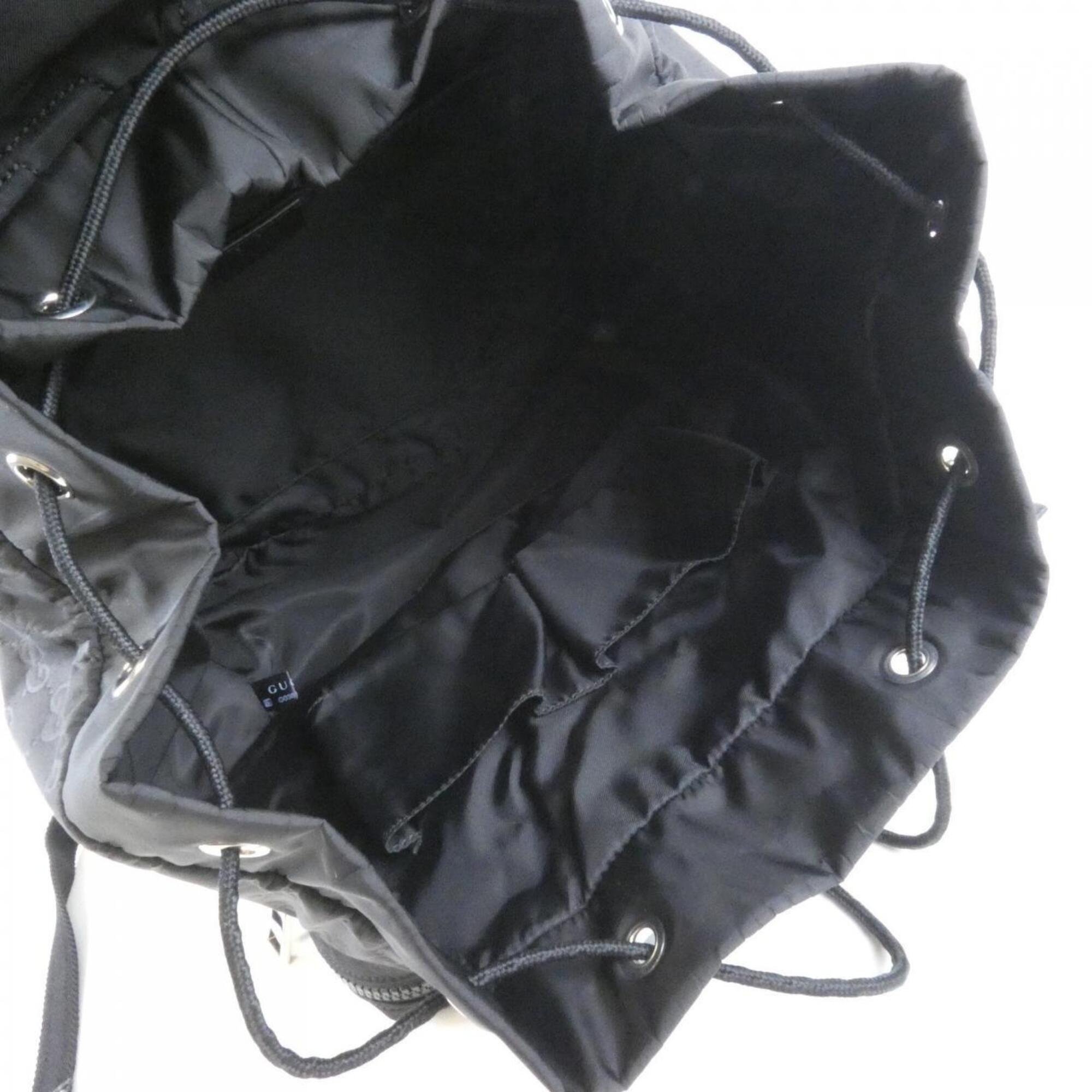 Gucci Black Nylon Backpack (Pre-Owned)