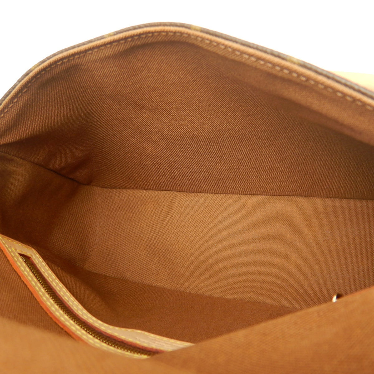 Louis Vuitton Brown Monogram Canvas Shoulder Bag (Pre-Owned)