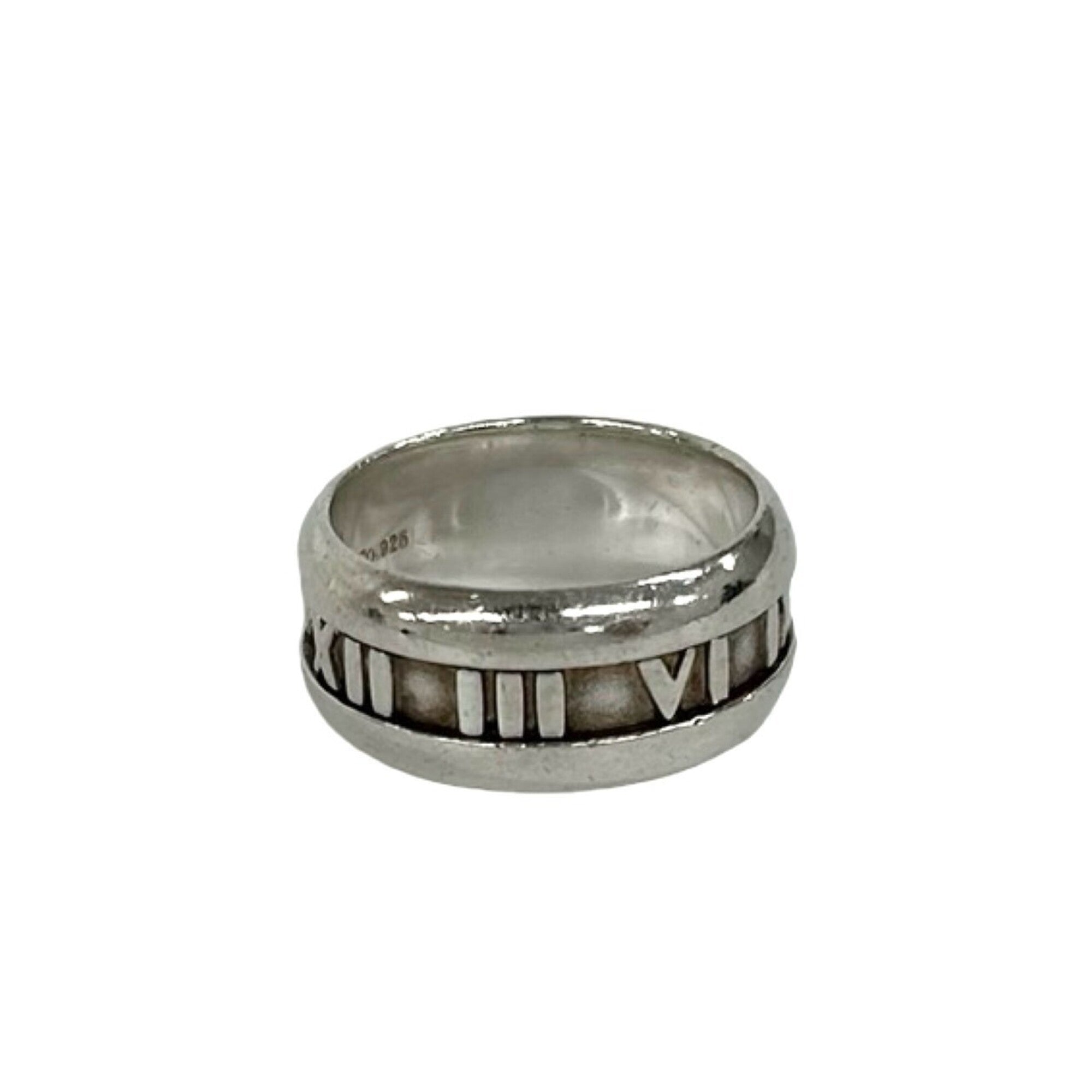 Tiffany Silver Silver 925 Band Ring (Pre-Owned)