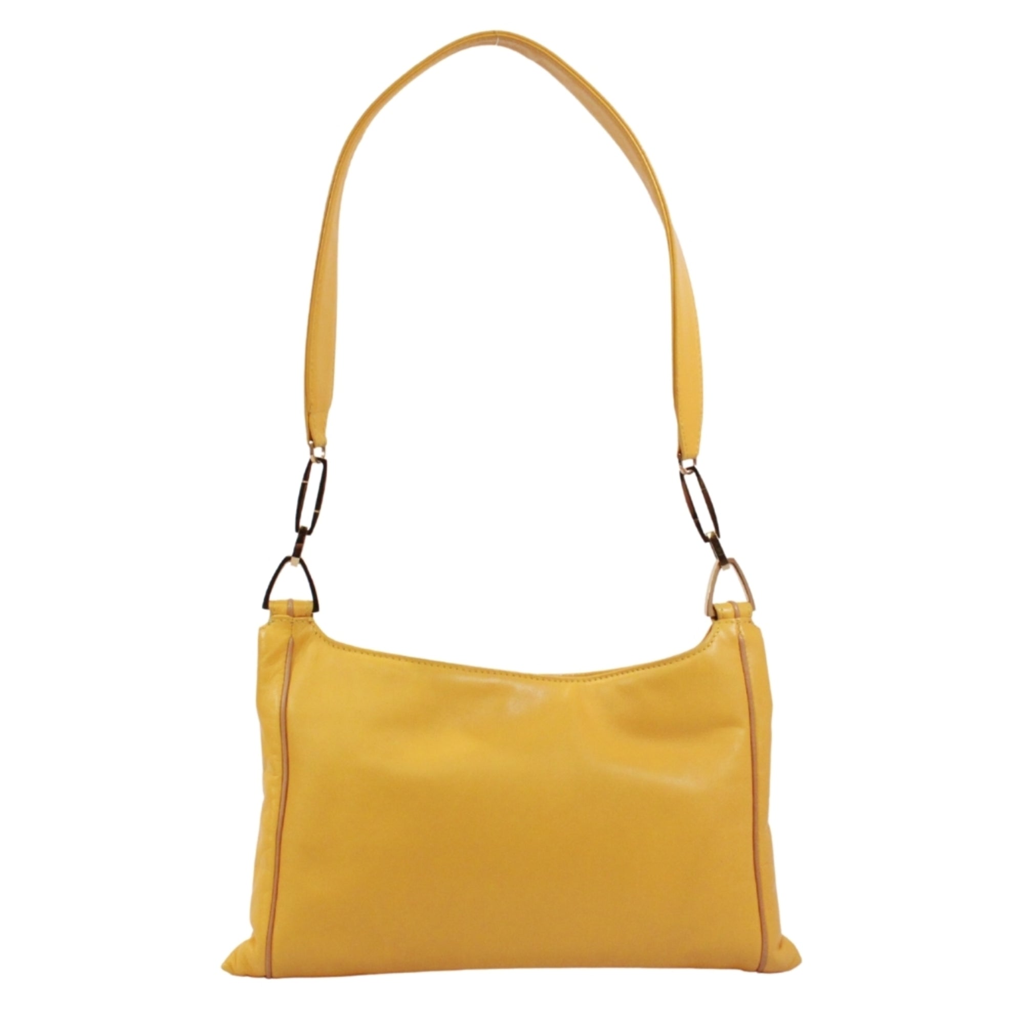 Loewe Yellow Leather Shoulder Bag (Pre-Owned)