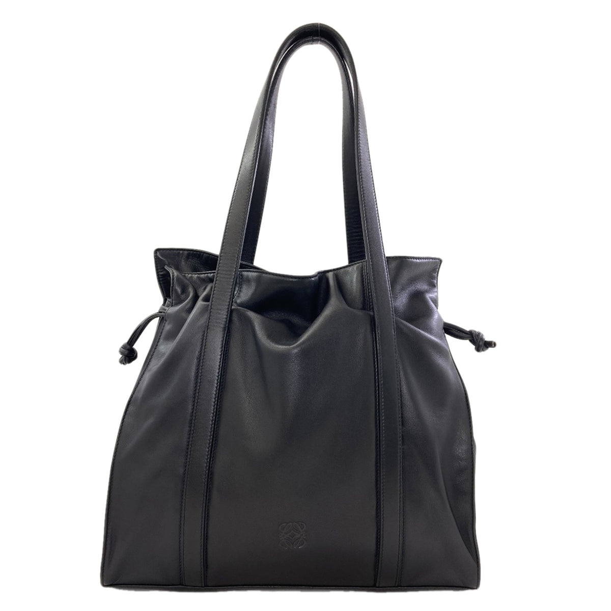 Loewe Black Leather Tote Bag (Pre-Owned)