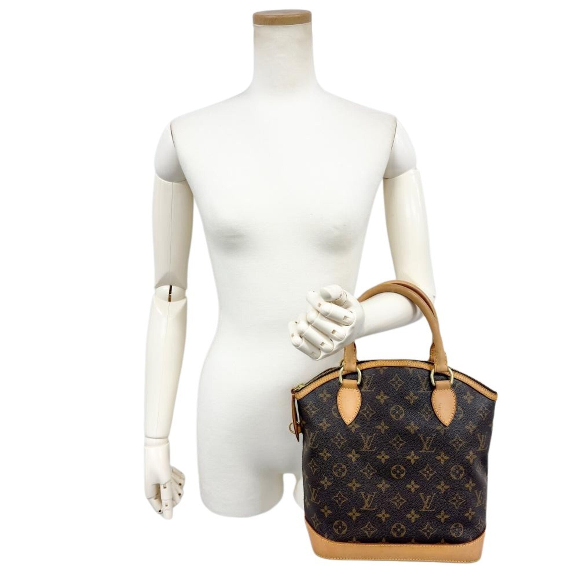 Louis Vuitton Brown Monogram Canvas Handbag (Pre-Owned)