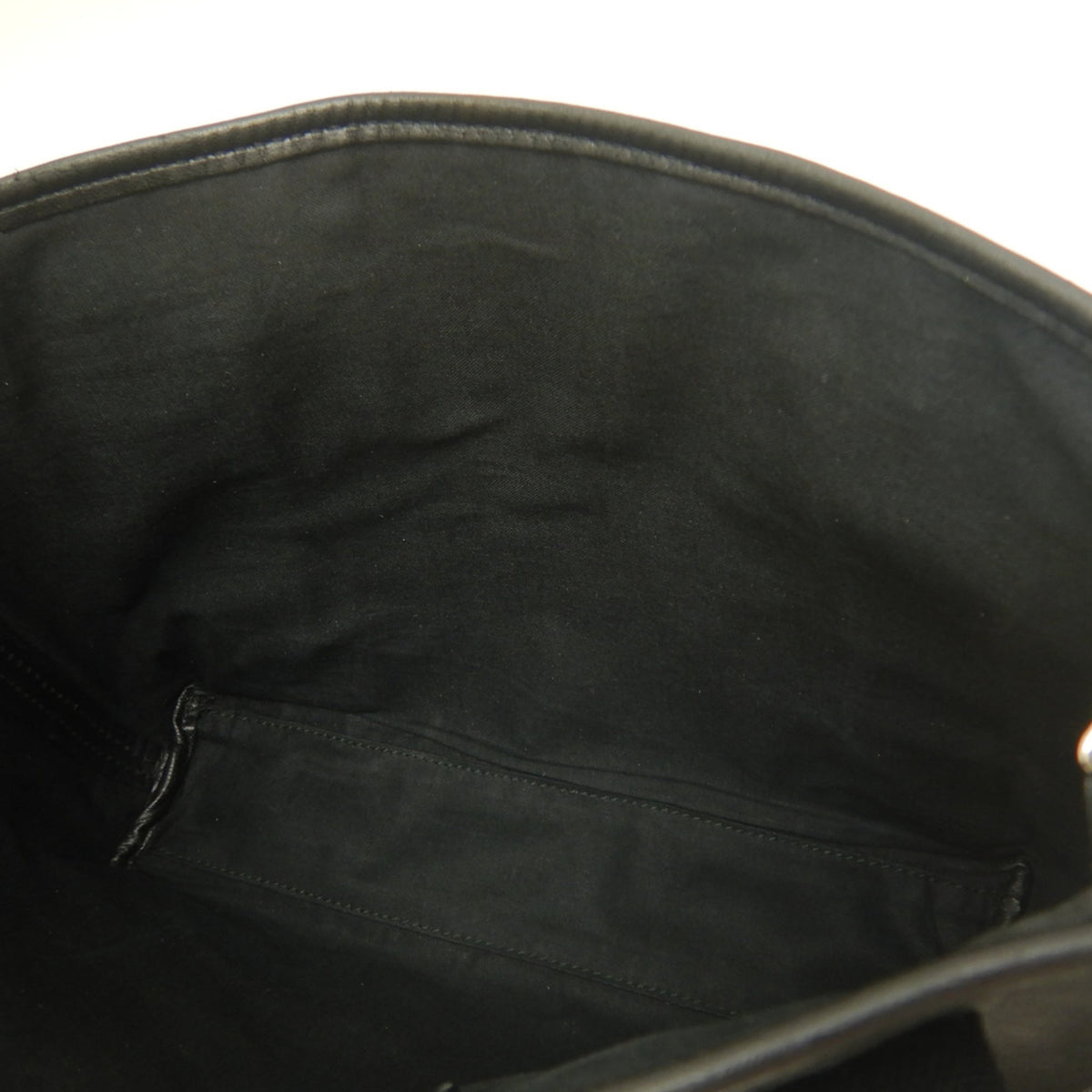Balenciaga Black Leather Handbag Pouch (Pre-Owned)