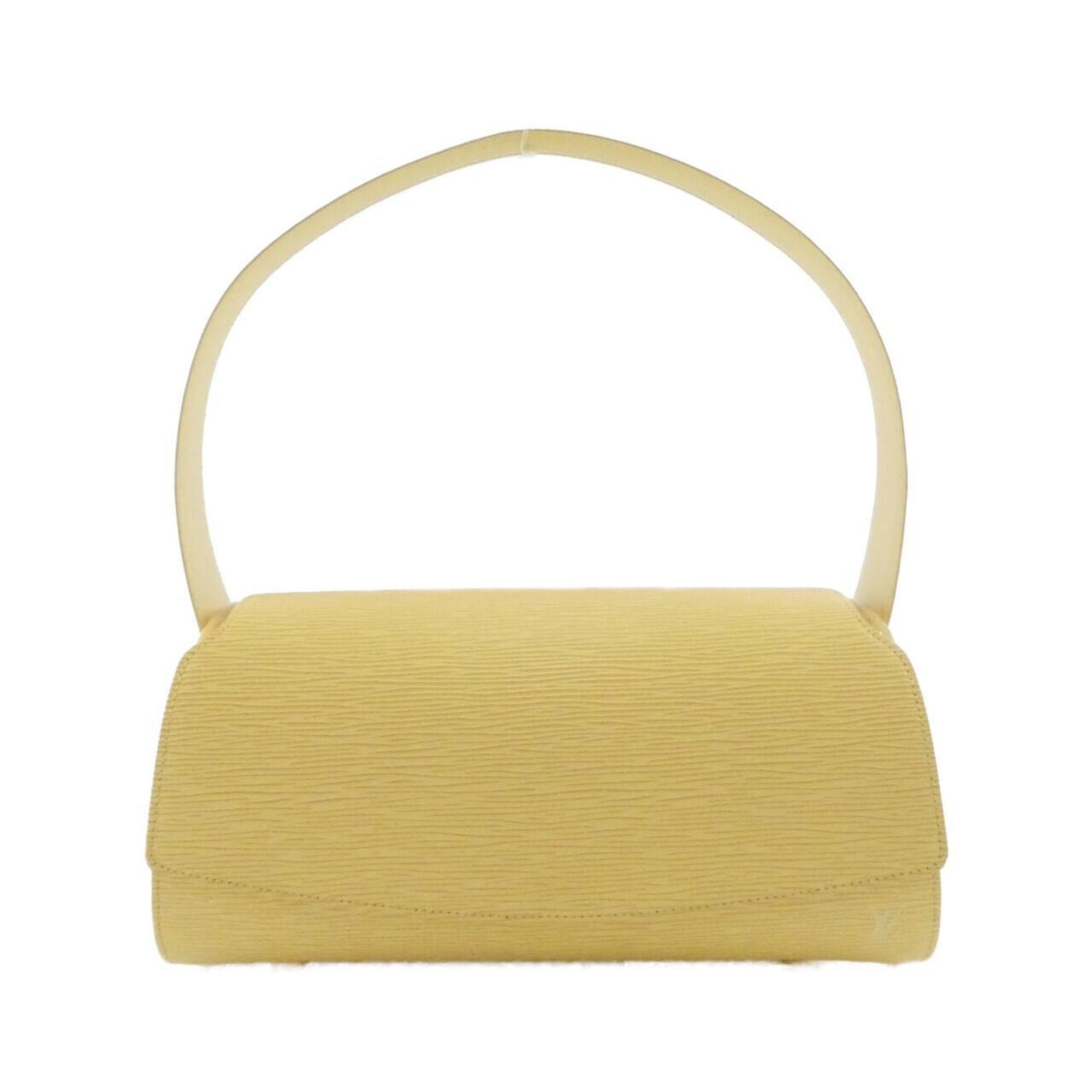 Louis Vuitton Yellow Leather Shoulder Bag (Pre-Owned)
