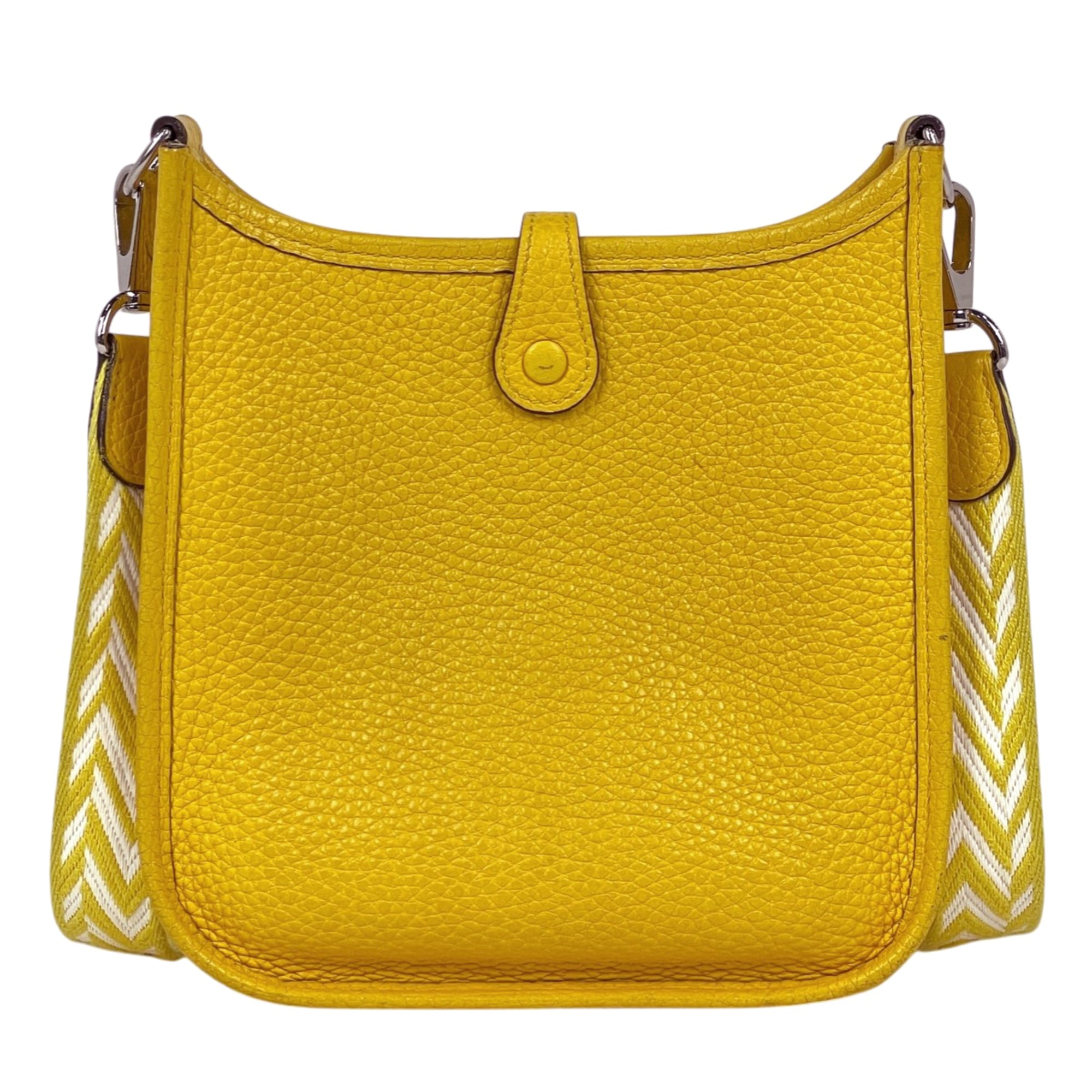 Hermes Evelyne Taurillon Clemence Leather Pochette Shoulder Bag (Pre-Owned)