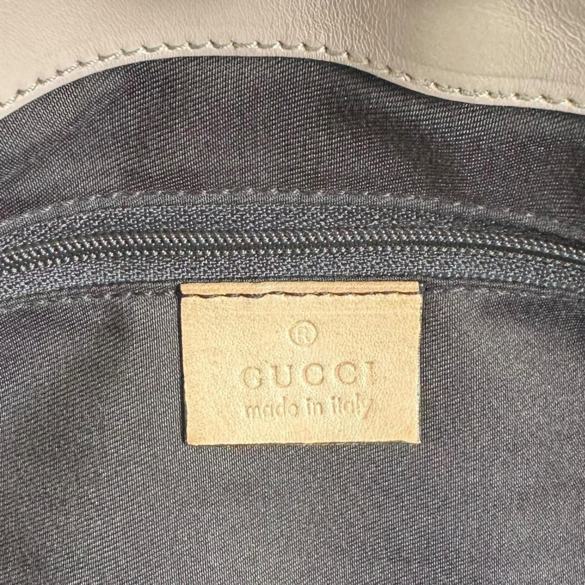 Gucci Gold Pink Beige Gg Canvas Tote Bag (Pre-Owned)