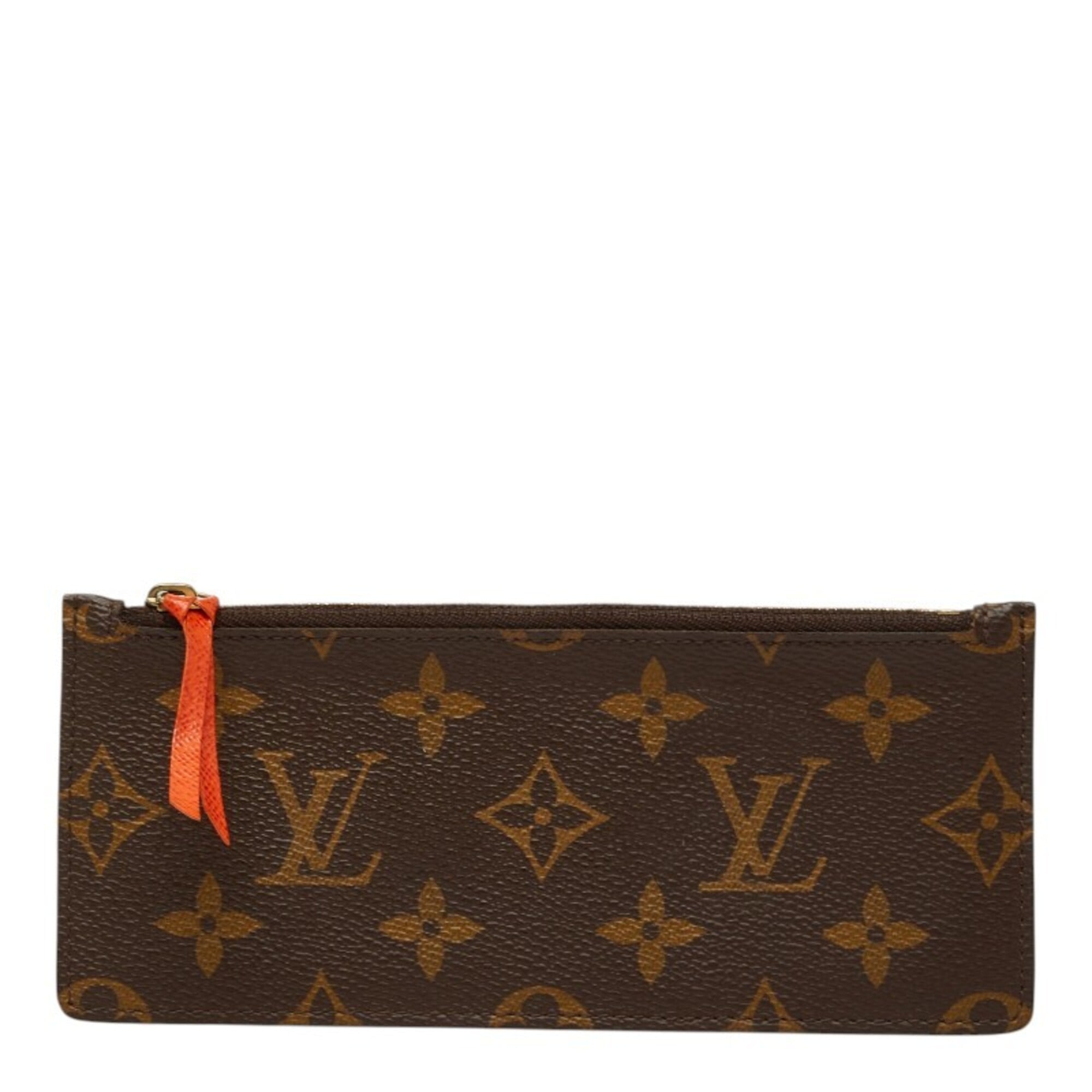 Louis Vuitton Brown Pvc Handbag Pochette Pouch (Pre-Owned)