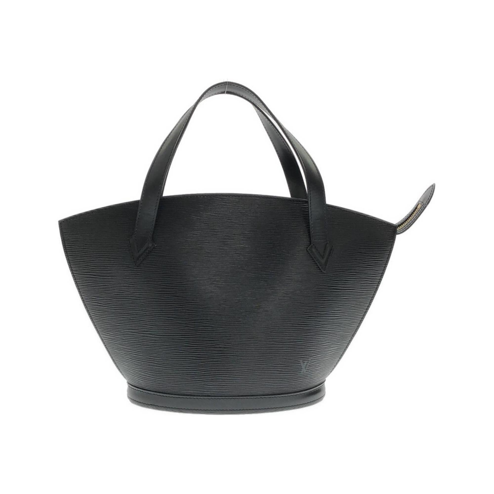 Louis Vuitton Black Leather Handbag (Pre-Owned)