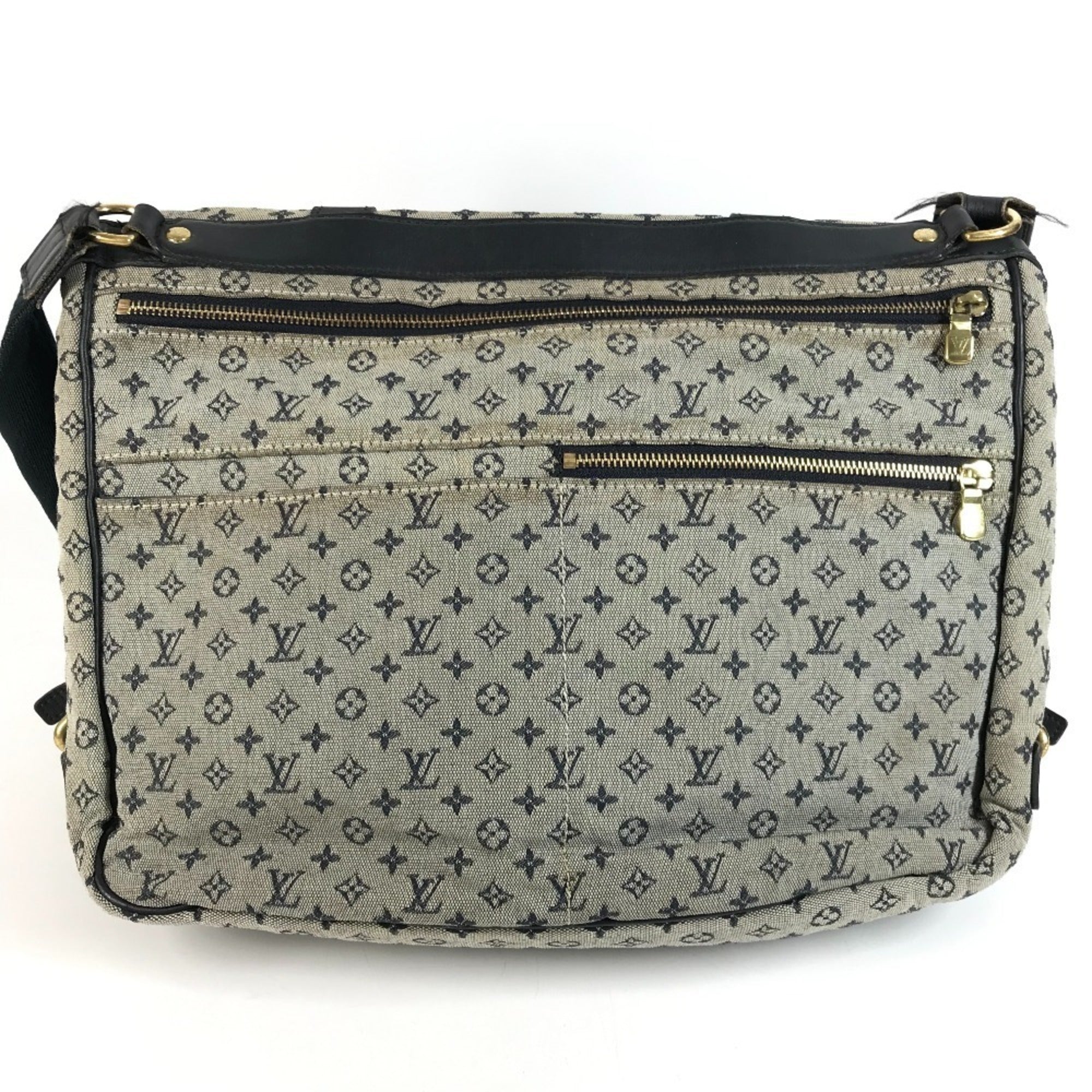 Louis Vuitton Navy Monogram Mini Messenger Bag Shoulder Bag (Pre-Owned)