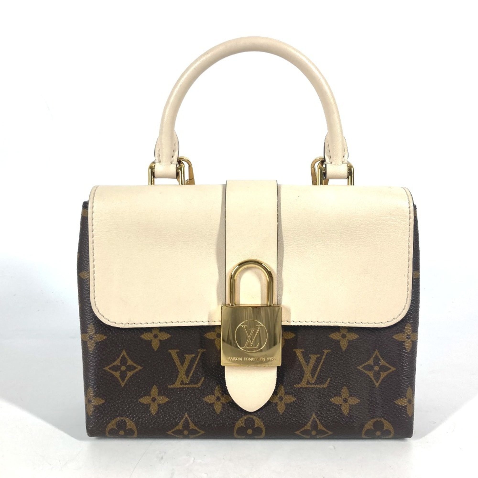 Louis Vuitton Monogram Brown White Monogram Handbag Shoulder Bag (Pre-Owned)