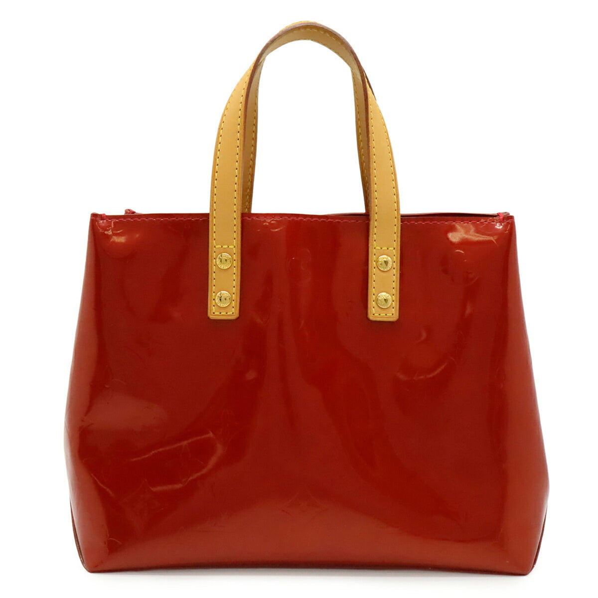 Louis Vuitton Pomme D'amour Red Color Monogram Vernis Handbag (Pre-Owned)