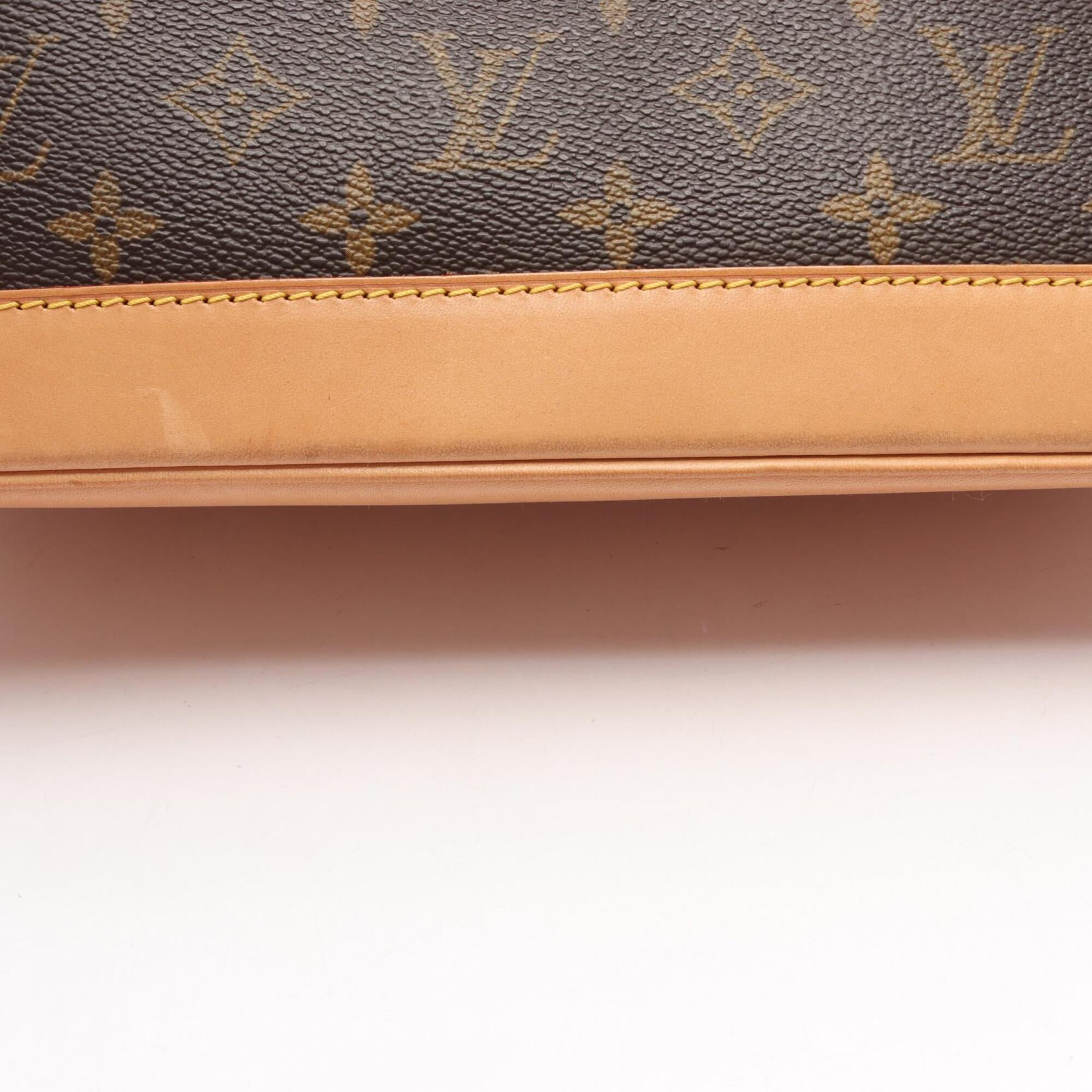 Louis Vuitton Brown Pvc Leather Handbag (Pre-Owned)