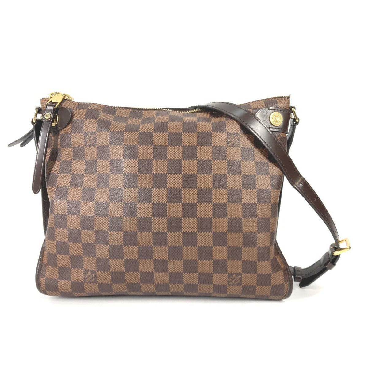 Louis Vuitton Damier Brown Damier Canvas Ebene Or Damier Canvas Shoulder Bag (Pre-Owned)