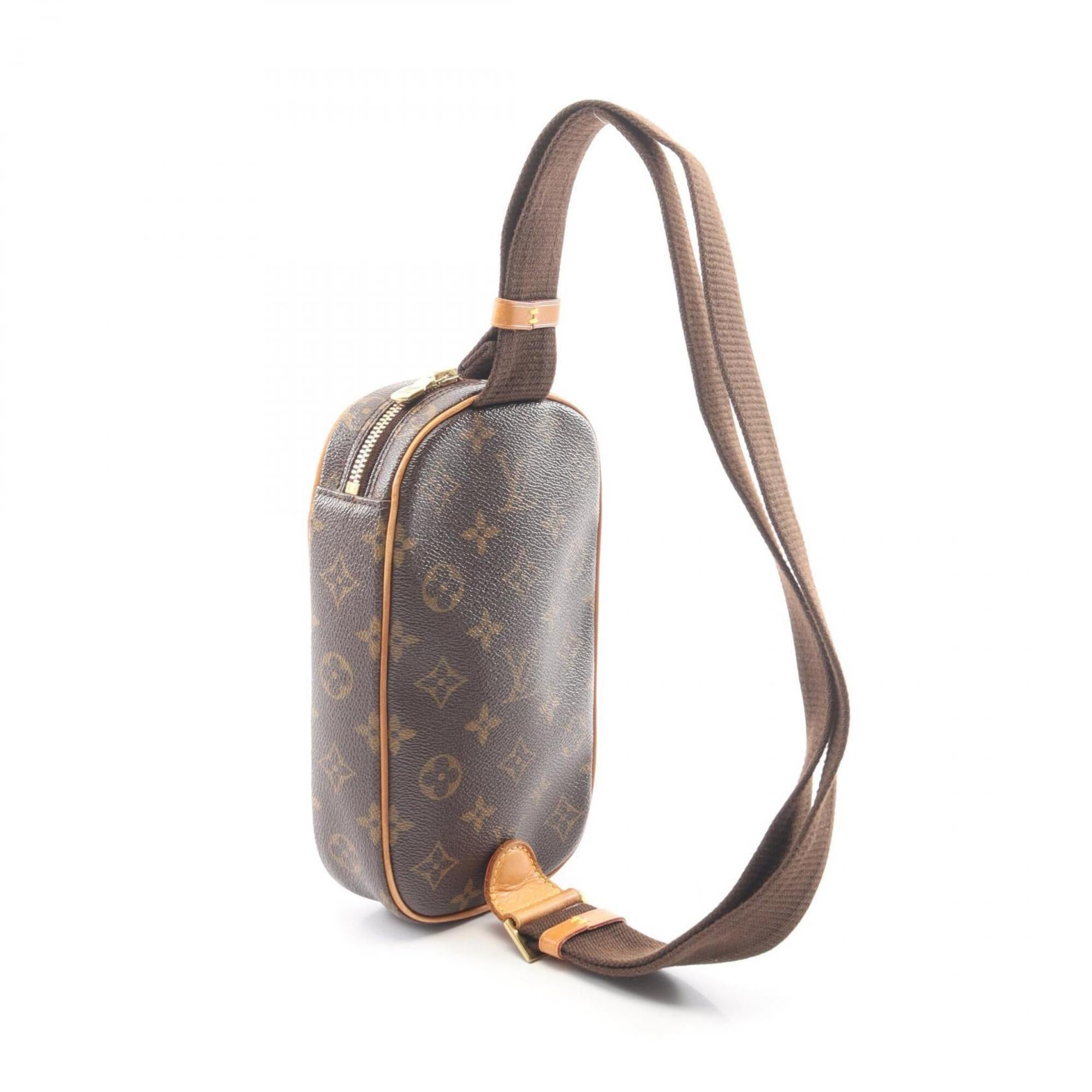Louis Vuitton Brown Monogram Coated Canvas Leather Fanny Pack Sling Bag (Pre-Owned)