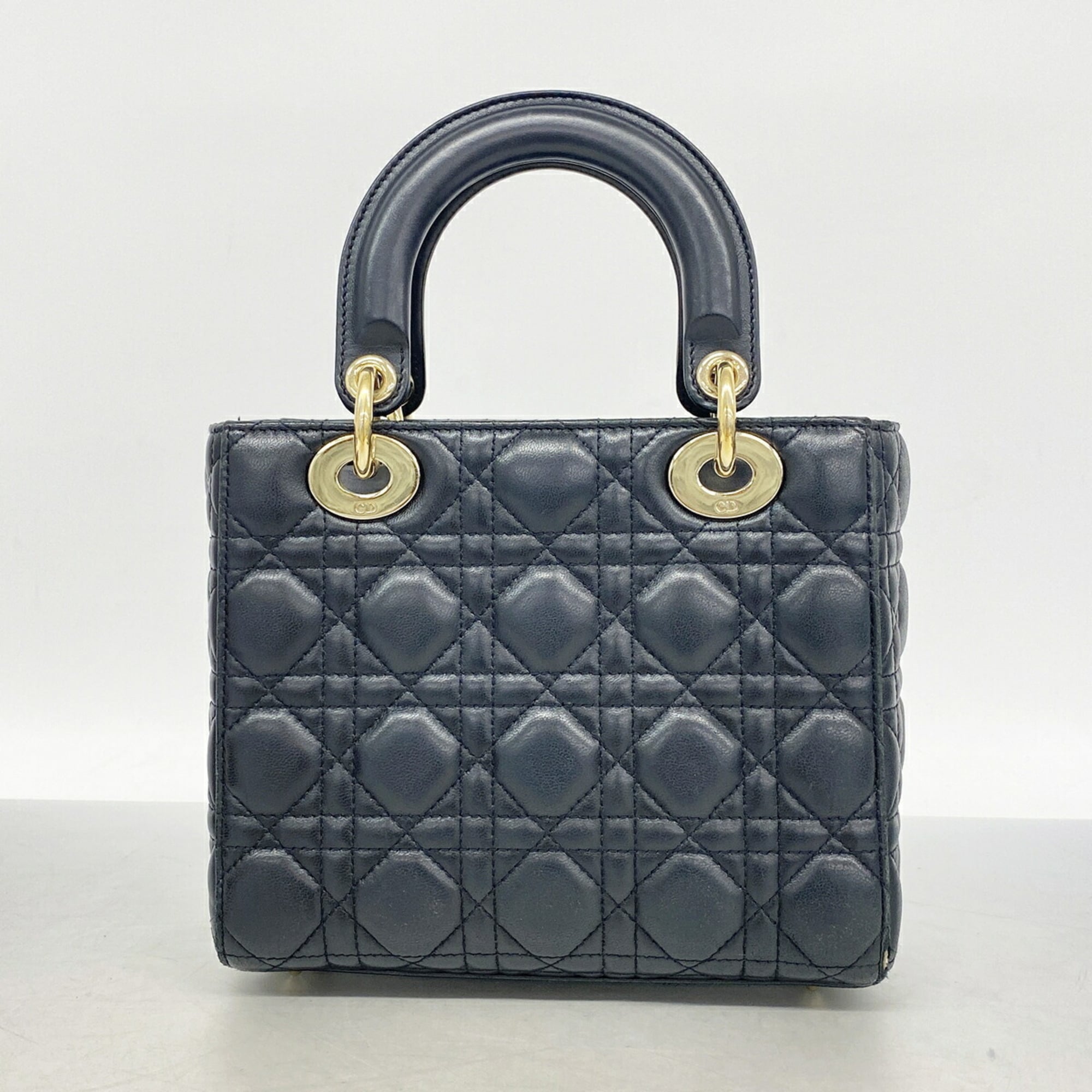 Christian Dior Black Leather Handbag (Pre-Owned)