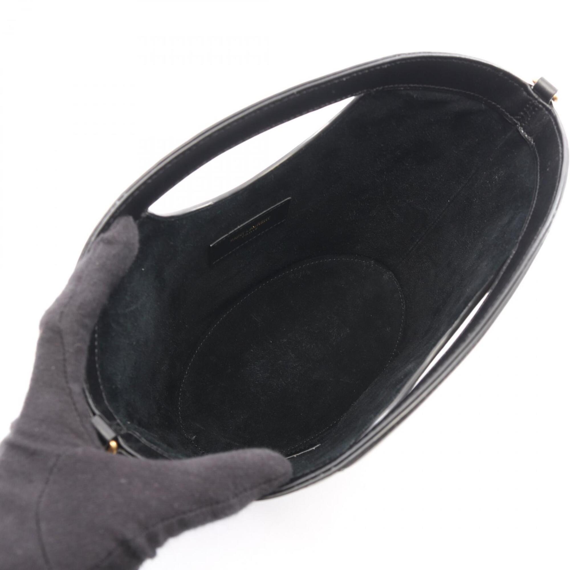 Saint Laurent Black Leather Handbag (Pre-Owned)