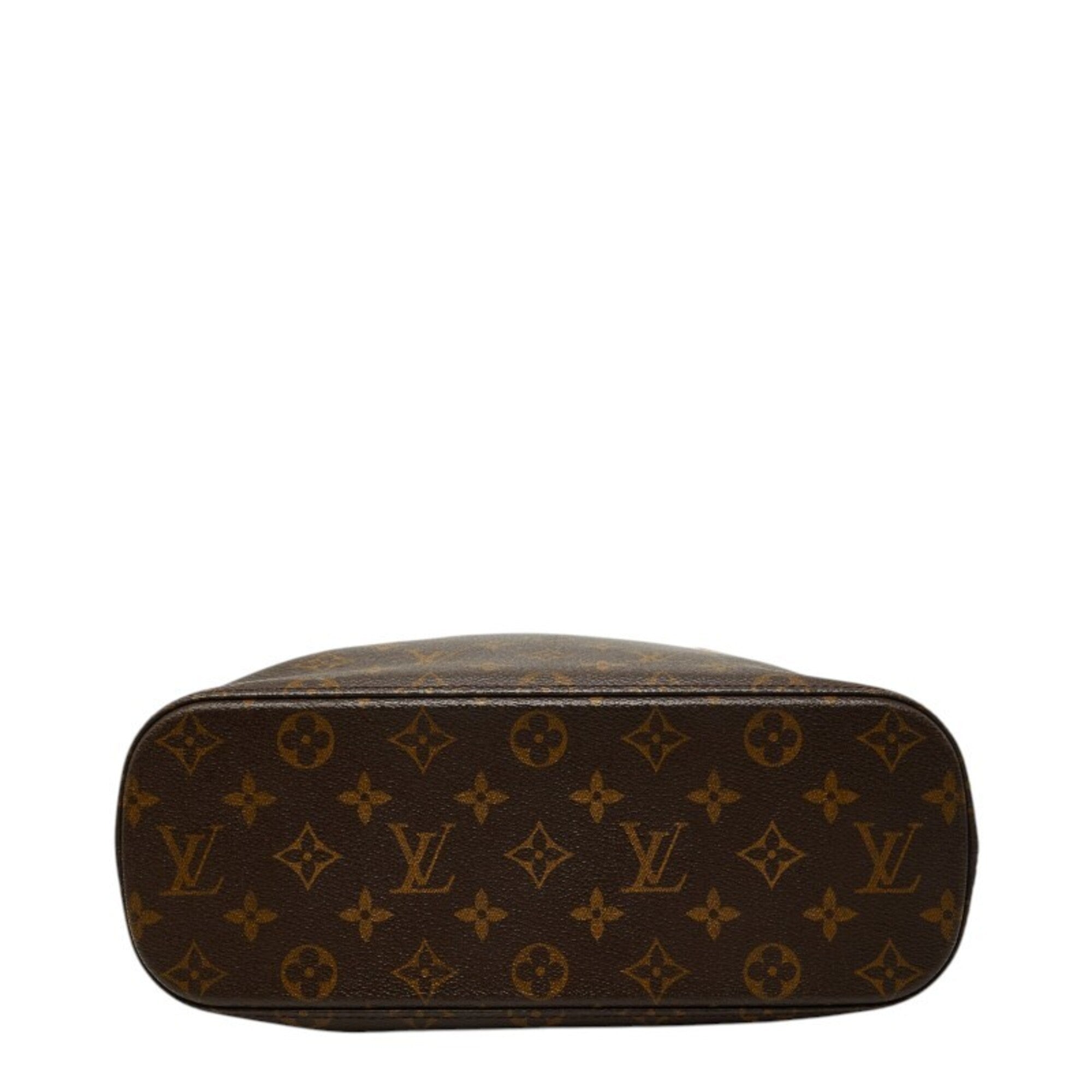Louis Vuitton Monogram Brown Pvc Leather Shoulder Bag Tote Bag (Pre-Owned)