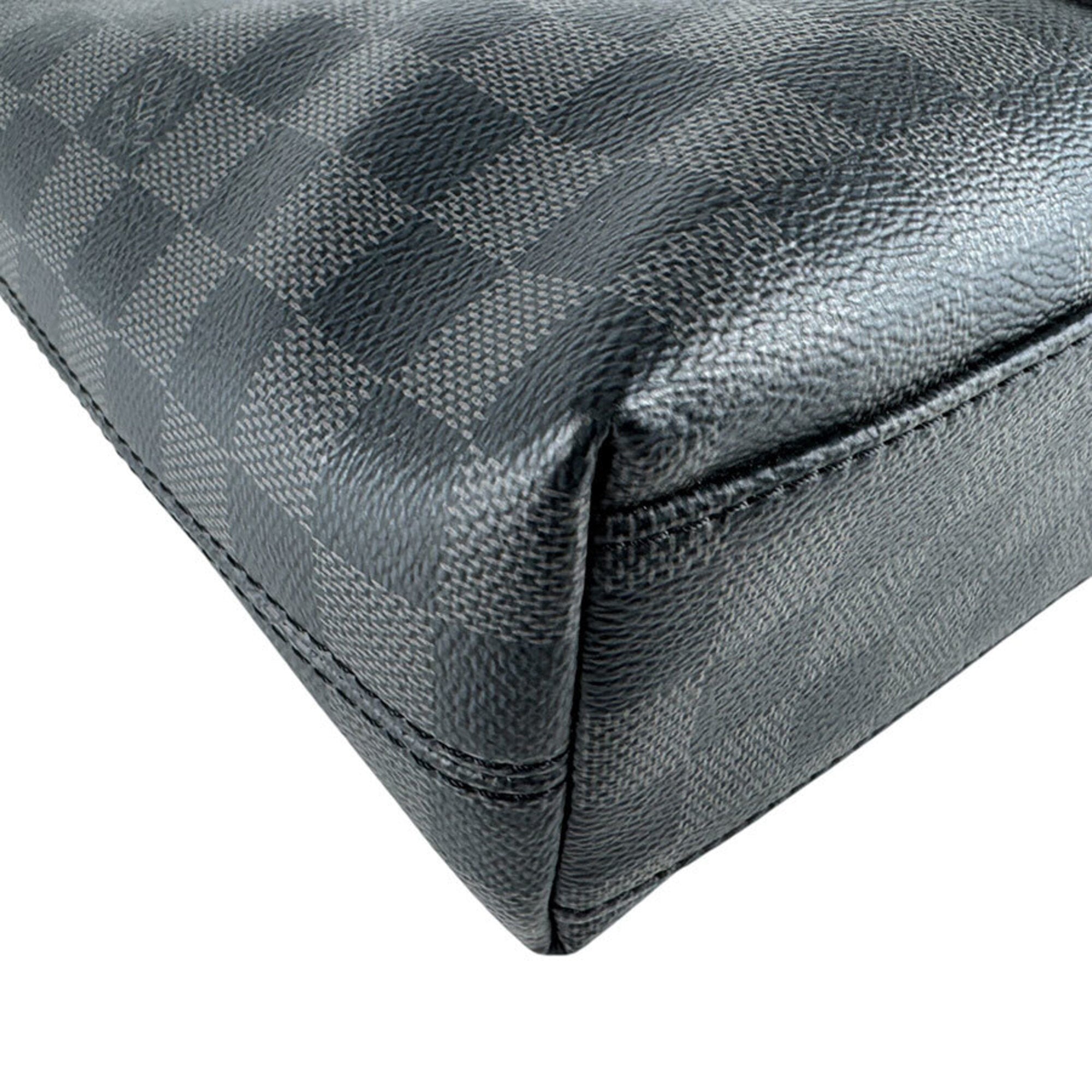 Louis Vuitton Black Damier Graphite Handbag (Pre-Owned)