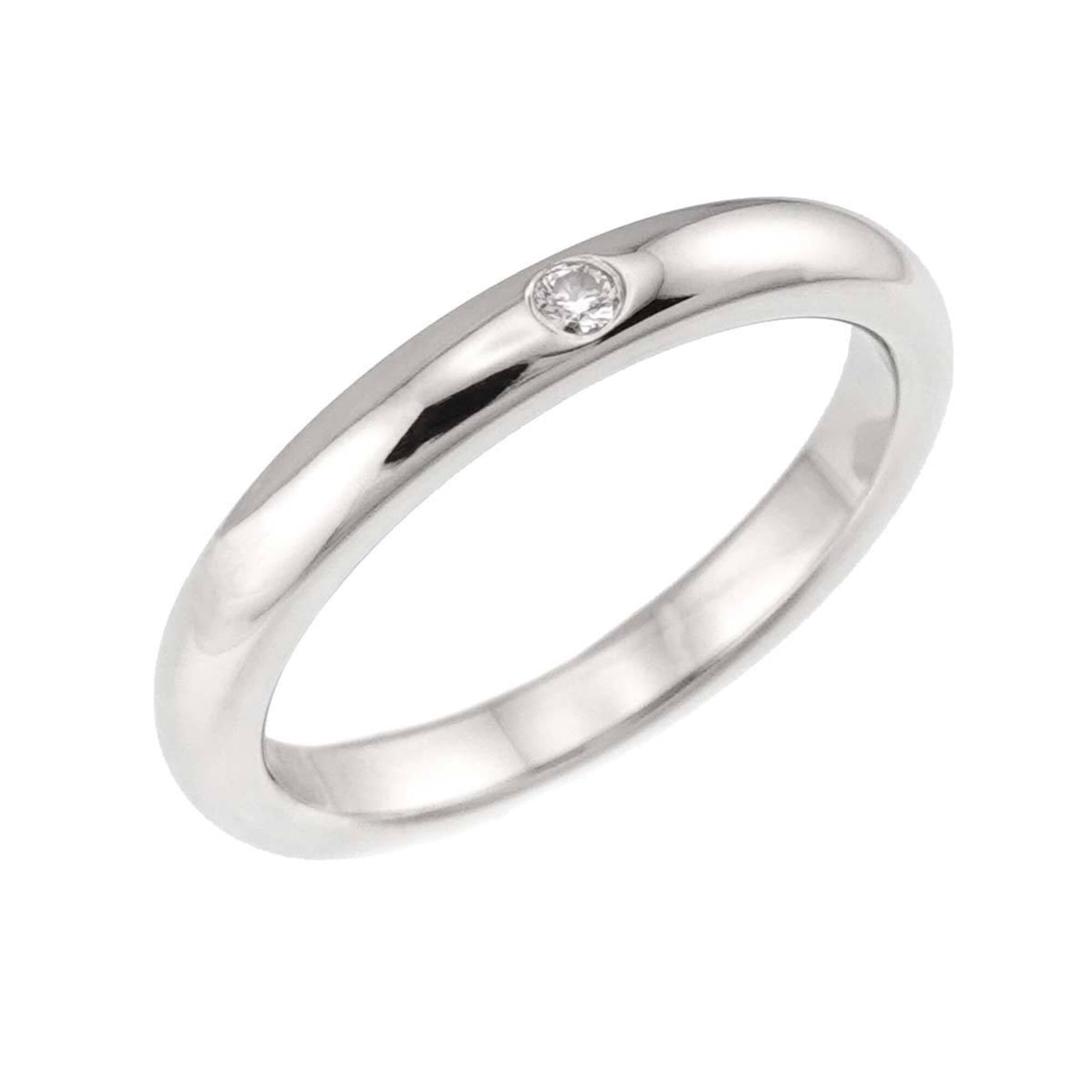 Tiffany Silver Platinum 950 Band Ring (Pre-Owned)