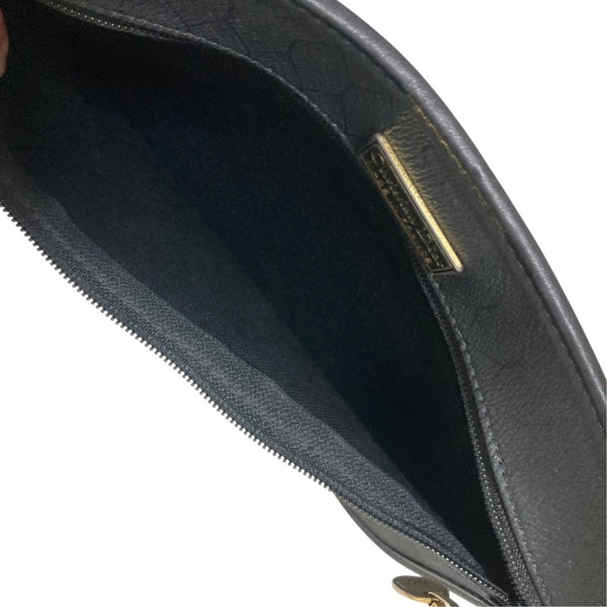 Christian Dior Black Pvc Pouch Shoulder Bag (Pre-Owned)