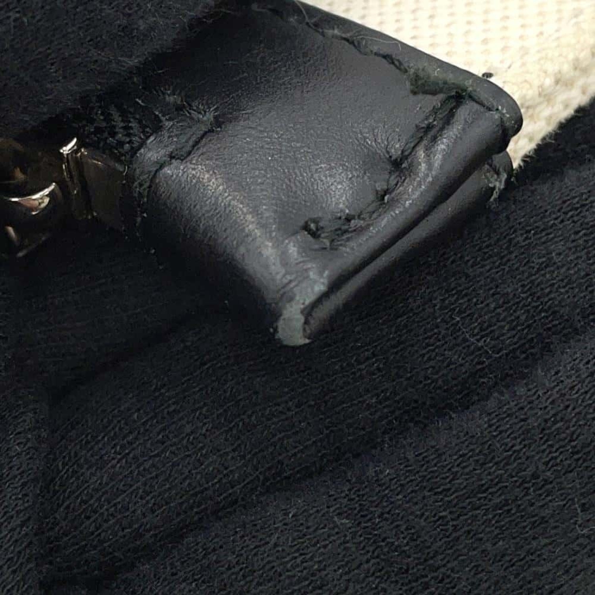 Balenciaga Black Canvas Leather Tote Bag (Pre-Owned)
