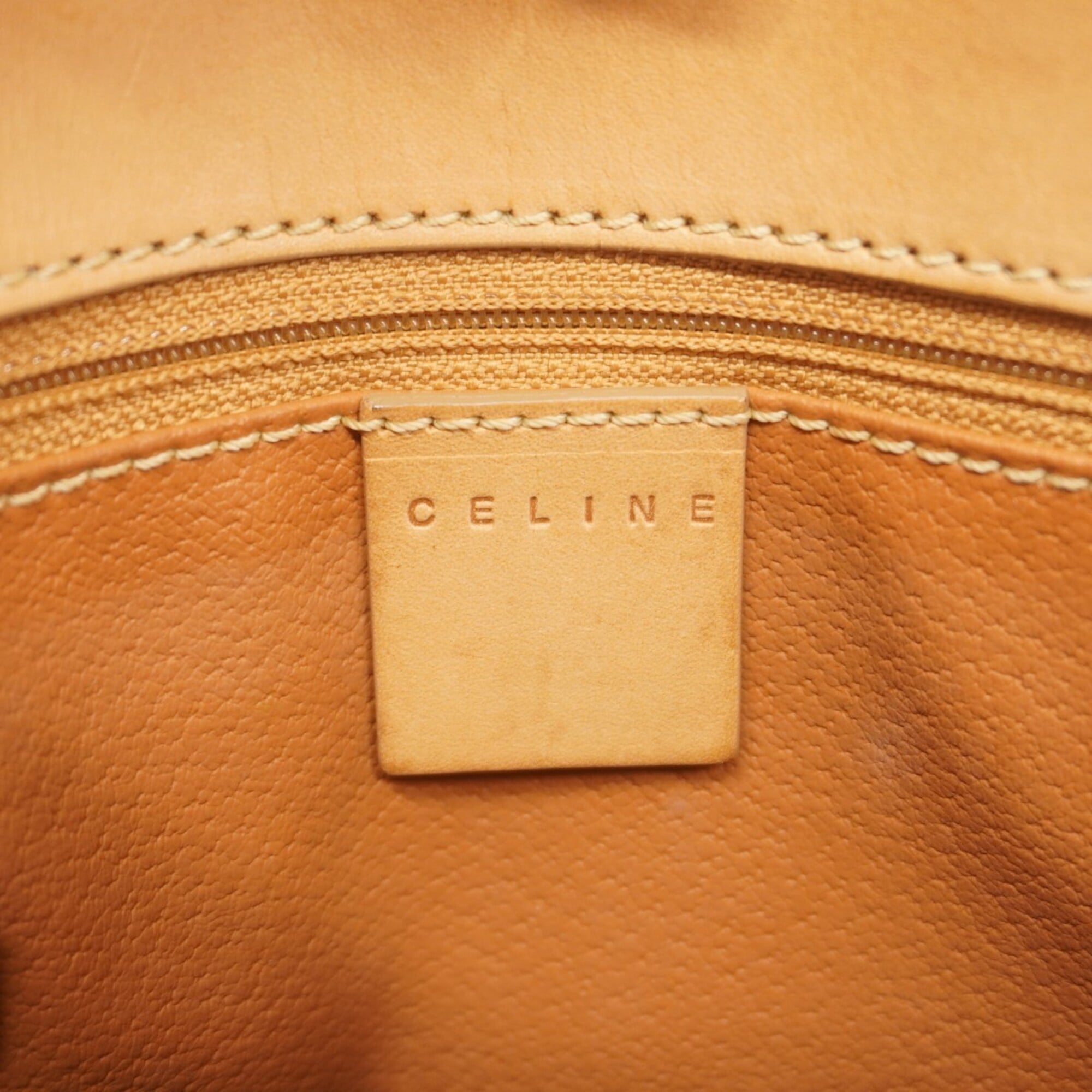 Celine Brown Pvc Handbag (Pre-Owned)