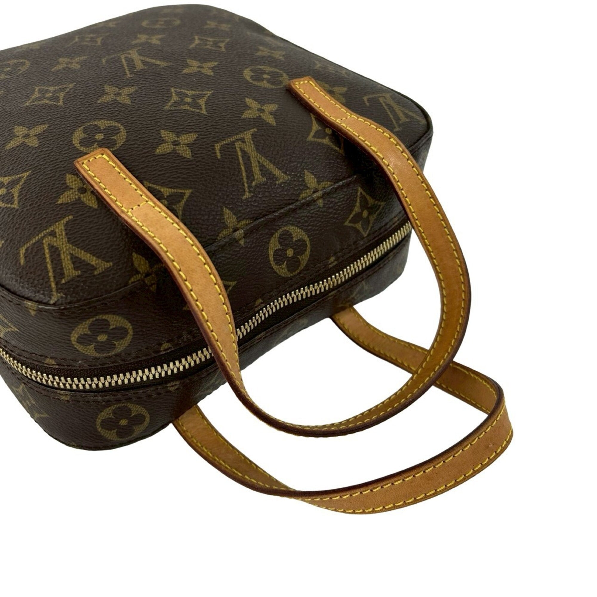 Louis Vuitton Brown Pvc Leather Pochette Shoulder Bag (Pre-Owned)