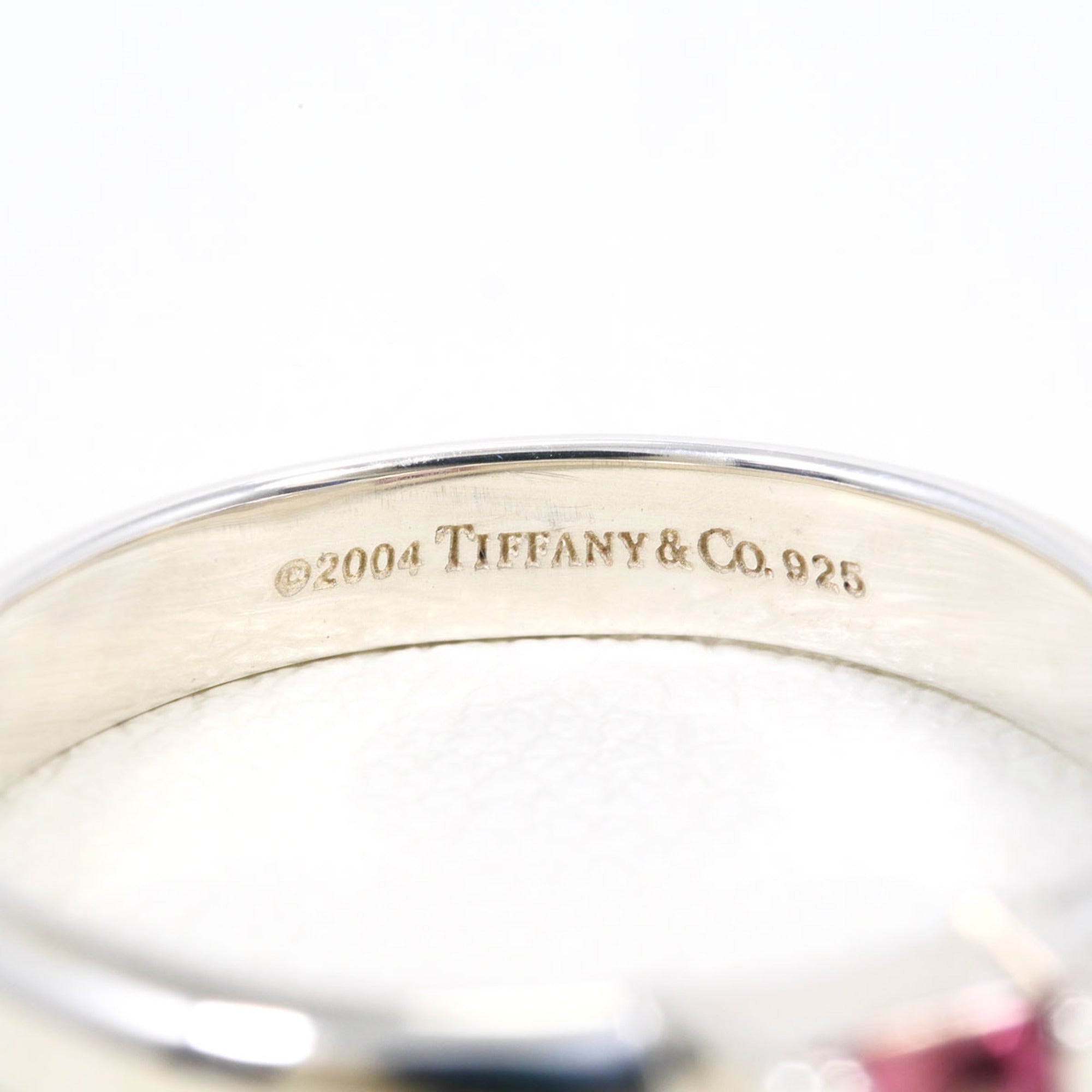 Tiffany Silver 925 Band Ring (Pre-Owned)