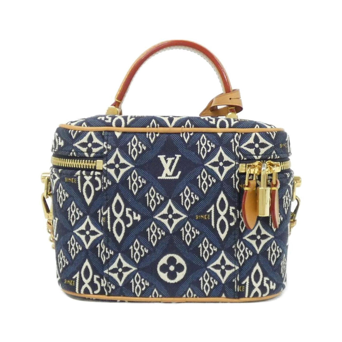 Louis Vuitton Blue Jacquard Handbag (Pre-Owned)