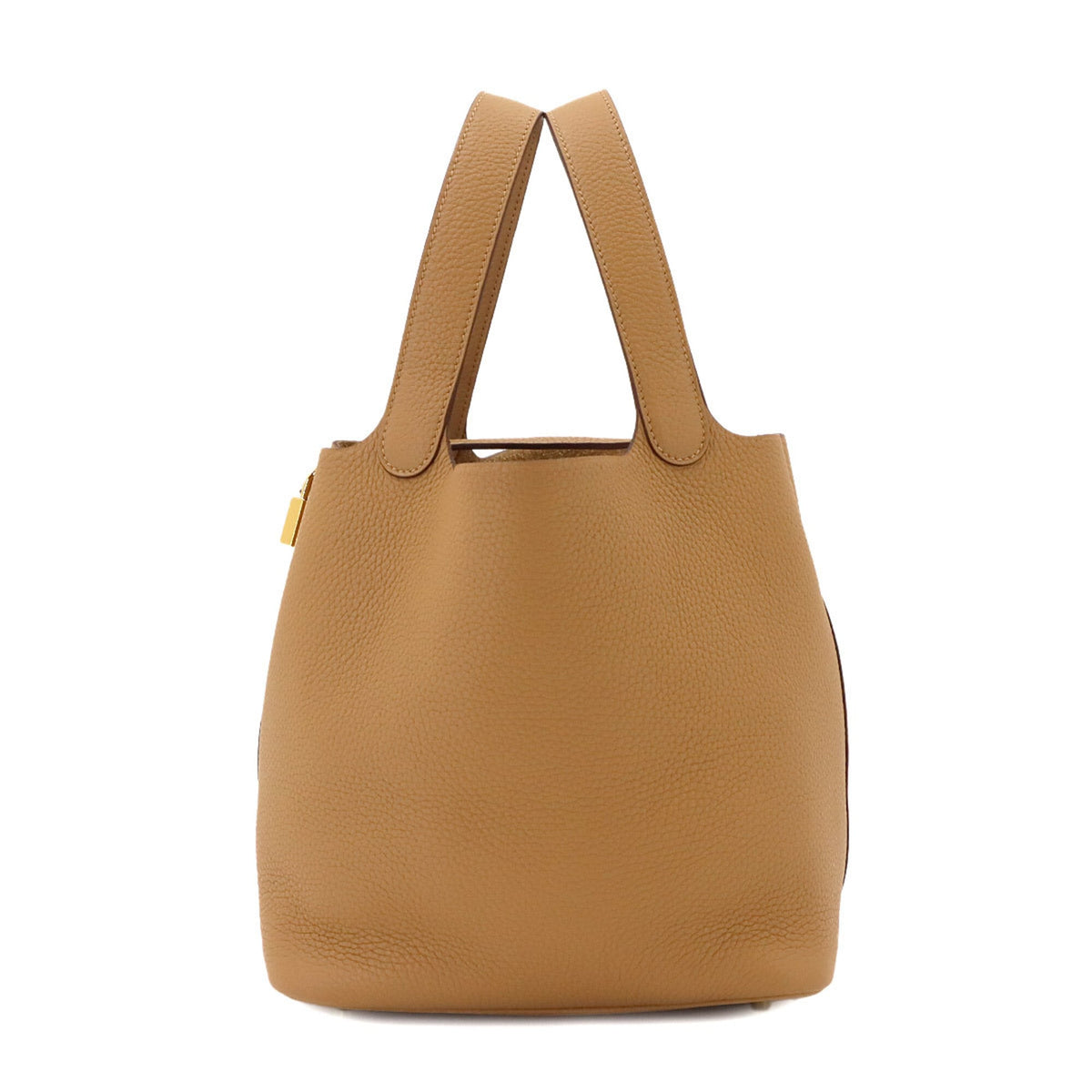 Piko Beige Brown Handbag (Pre-Owned)