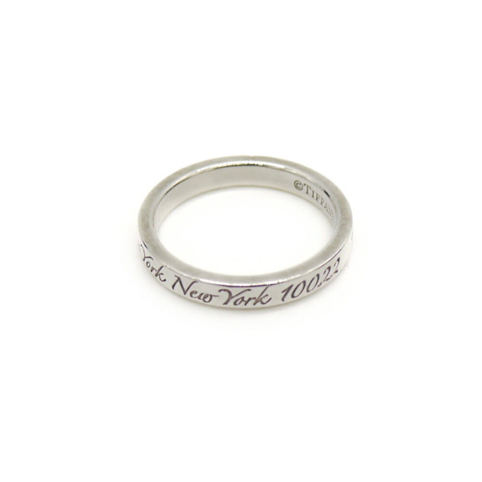 Tiffany Silver 925 Band Ring (Pre-Owned)