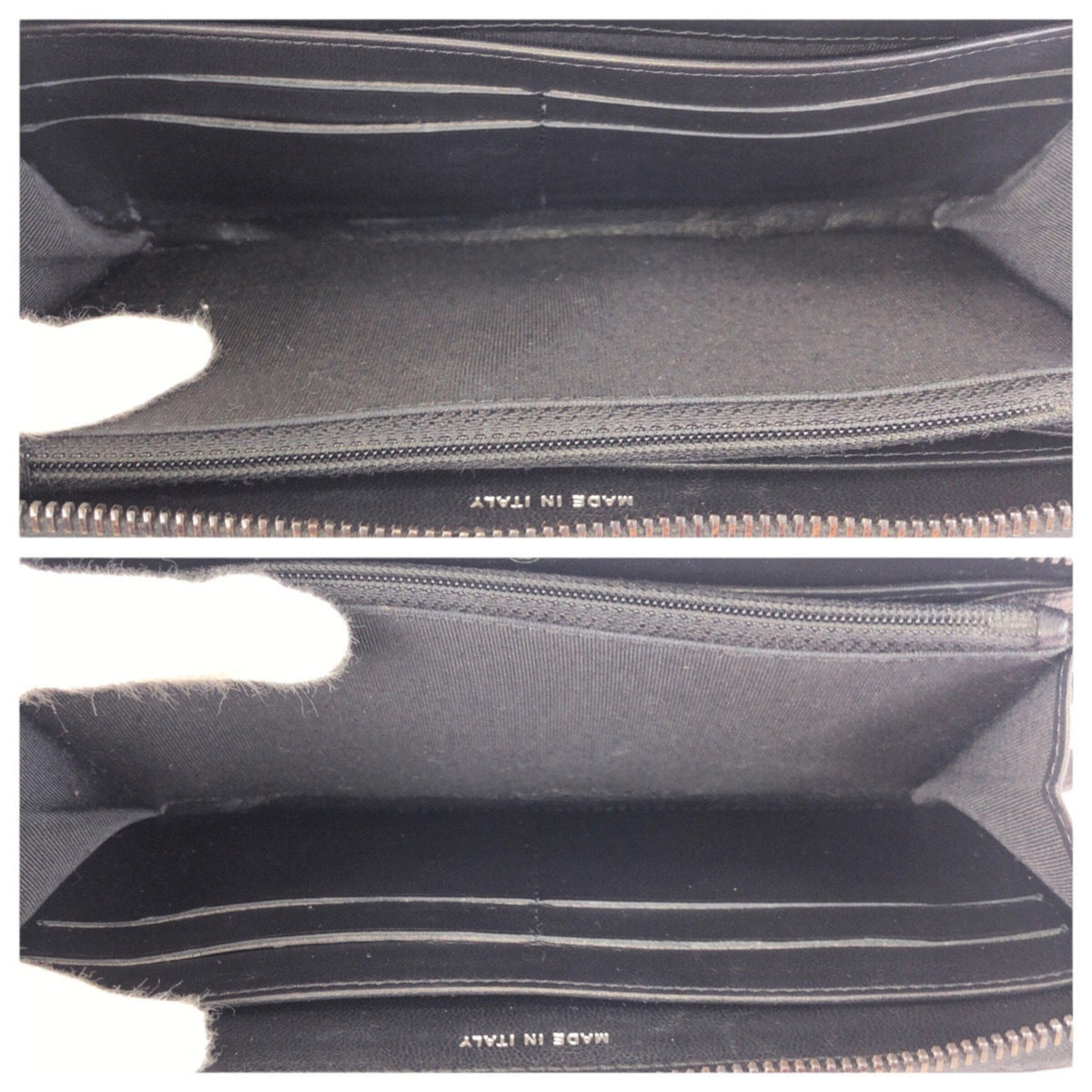 Chanel Black Leather Long Wallet (Bi-Fold) (Pre-Owned)