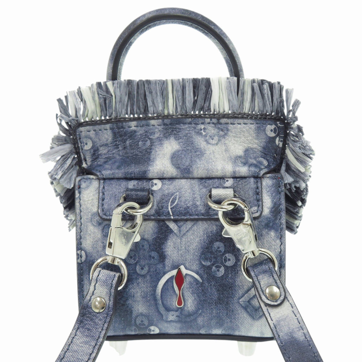 Christian Louboutin Navy Leather Shoulder Bag (Pre-Owned)