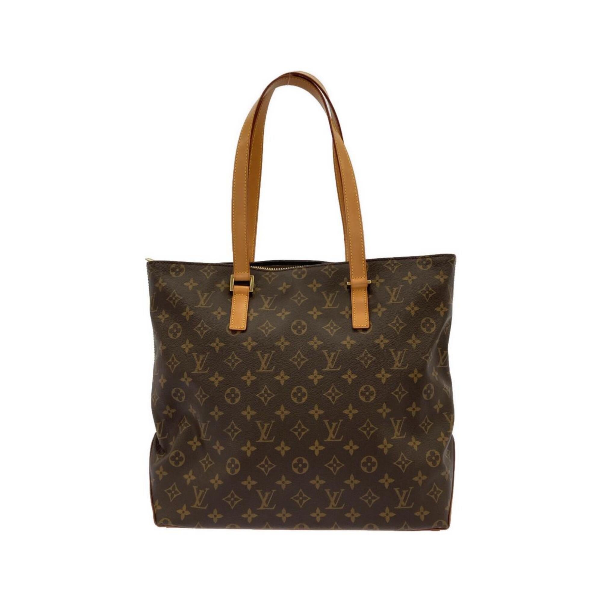 Louis Vuitton Marron Monogram Coated Canvas Handbag (Pre-Owned)