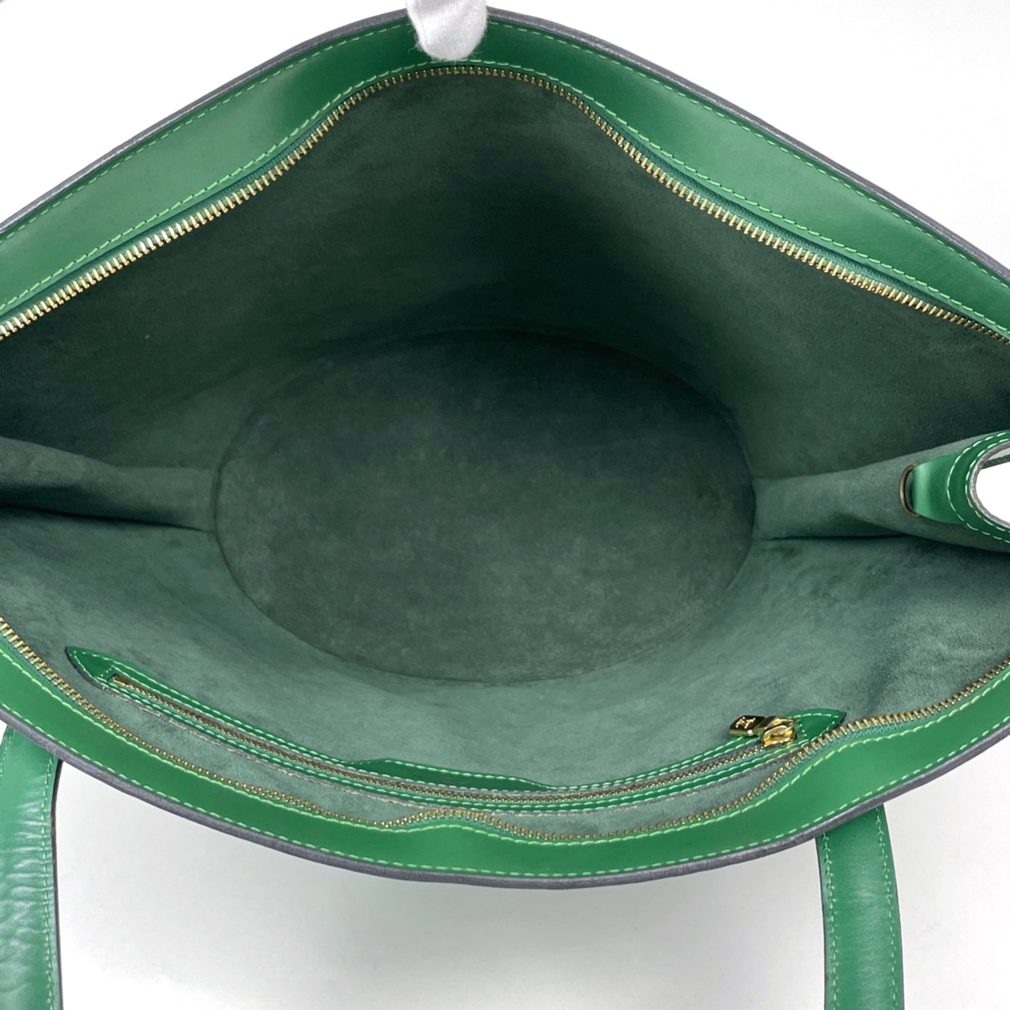 Louis Vuitton Borneo Green Epi Leather Shoulder Bag Tote Bag (Pre-Owned)