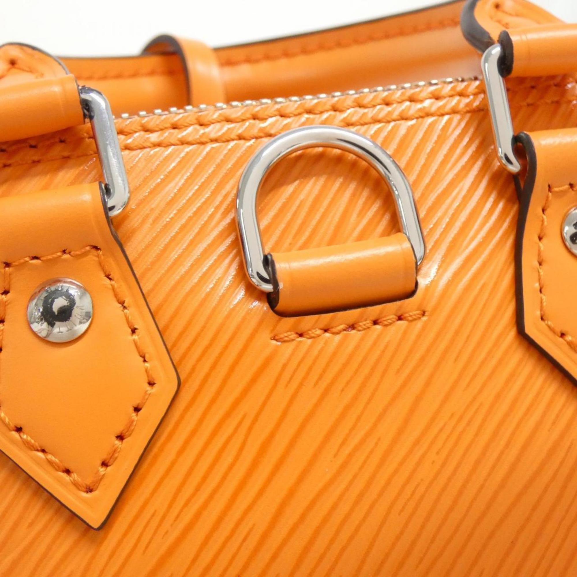Louis Vuitton Orange Leather Backpack (Pre-Owned)