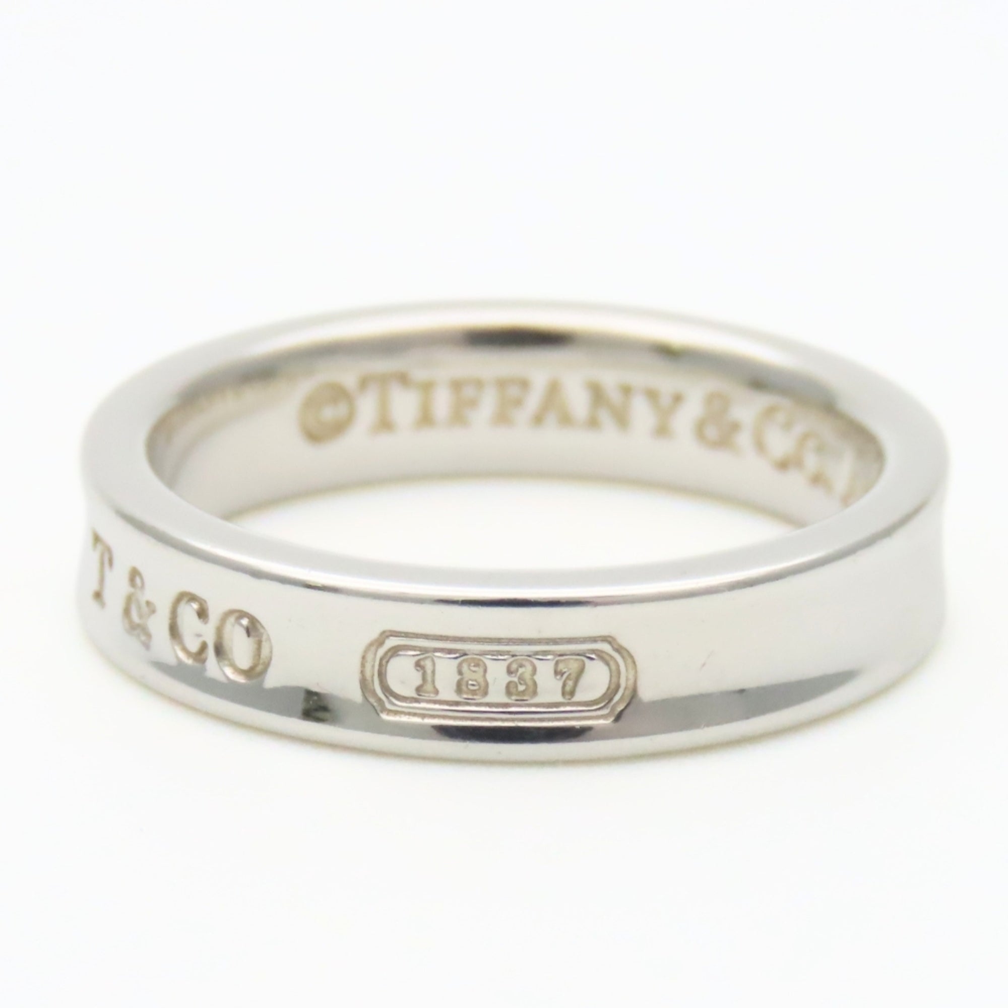 Tiffany Silver Silver 925 Band Ring (Pre-Owned)