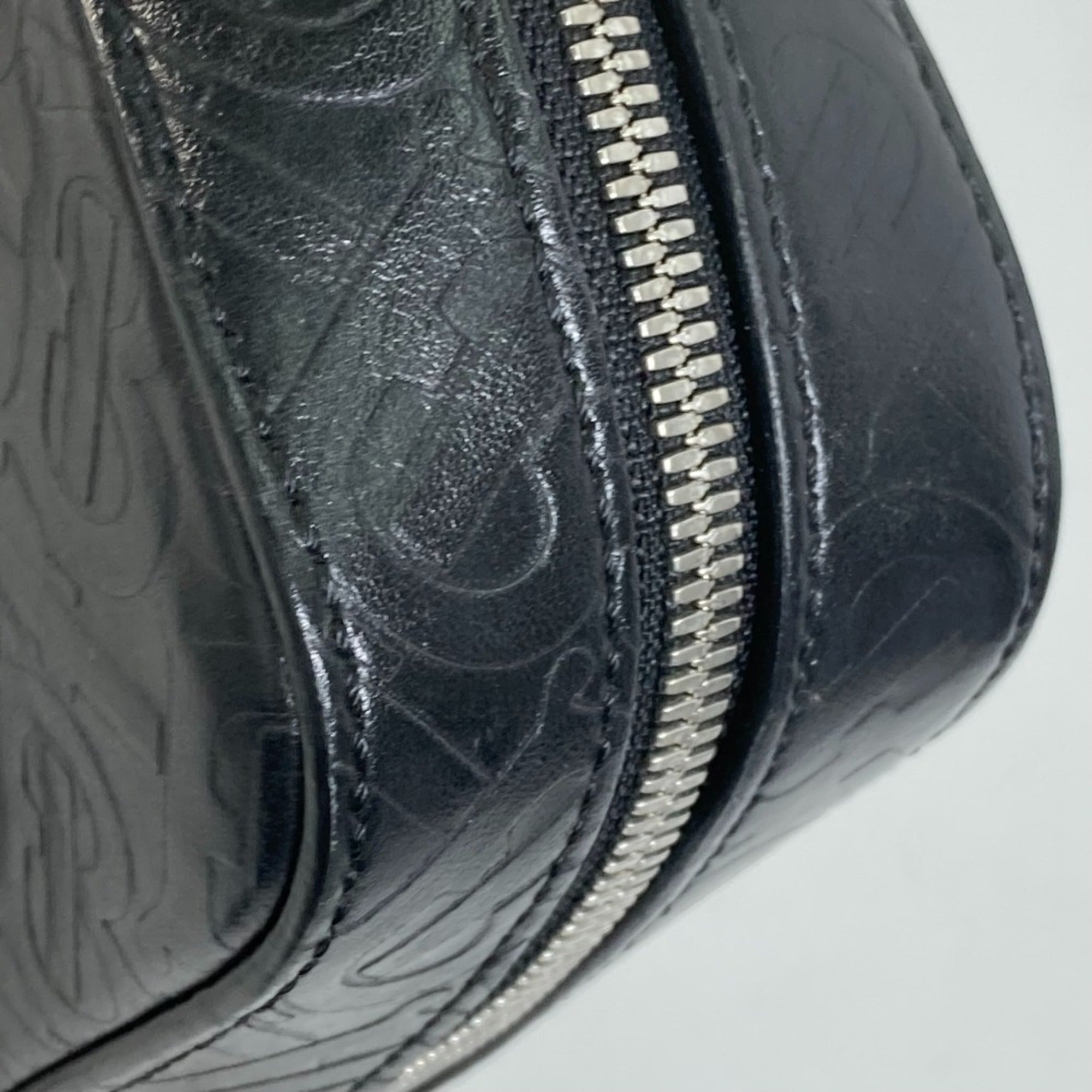 Burberry Black Leather Handbag Shoulder Bag (Pre-Owned)