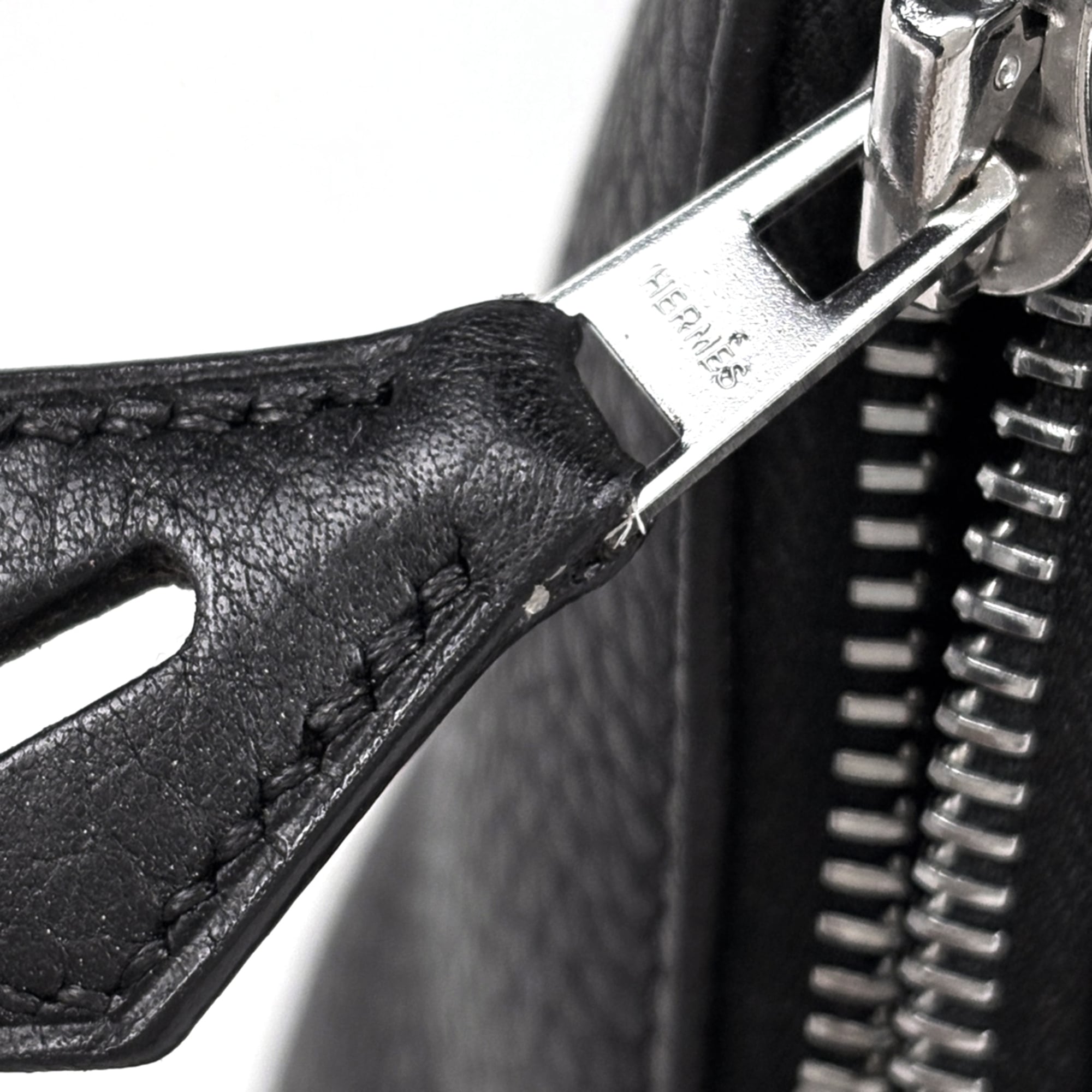 Hermes Bolide Black Togo Leather Handbag (Pre-Owned)