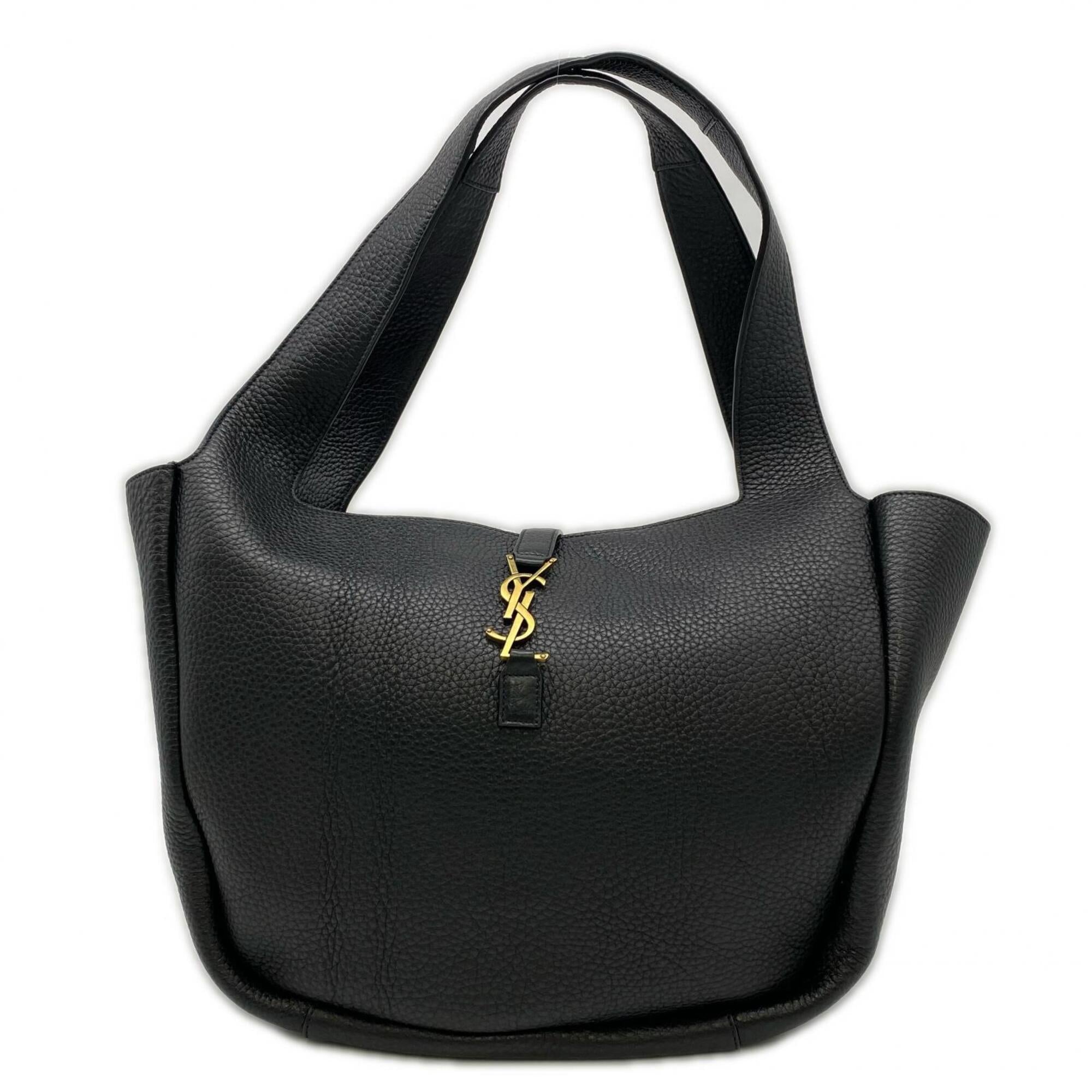 Yves Saint Laurent Black Handbag Tote Bag (Pre-Owned)